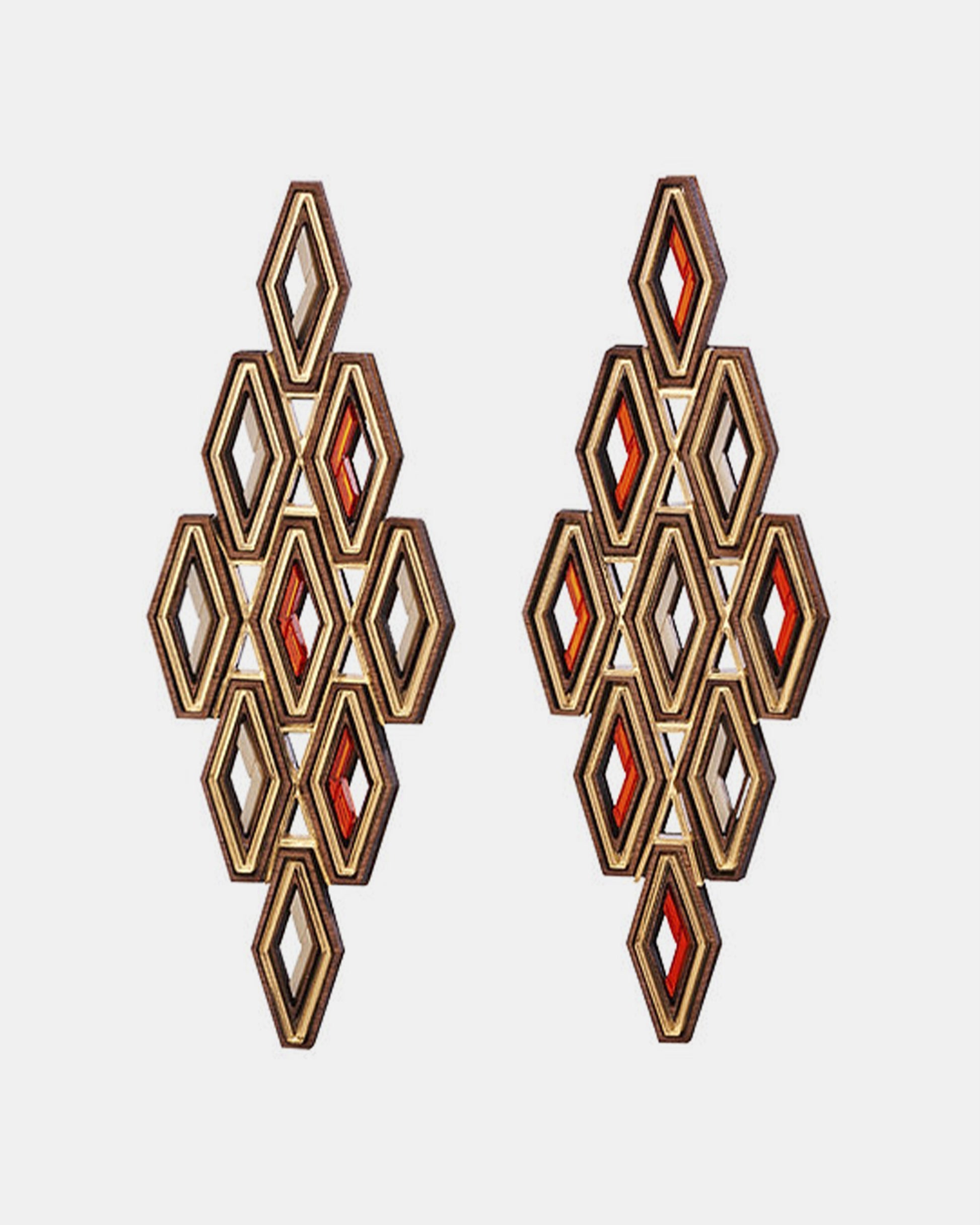 Pendientes Estelle Naranjas