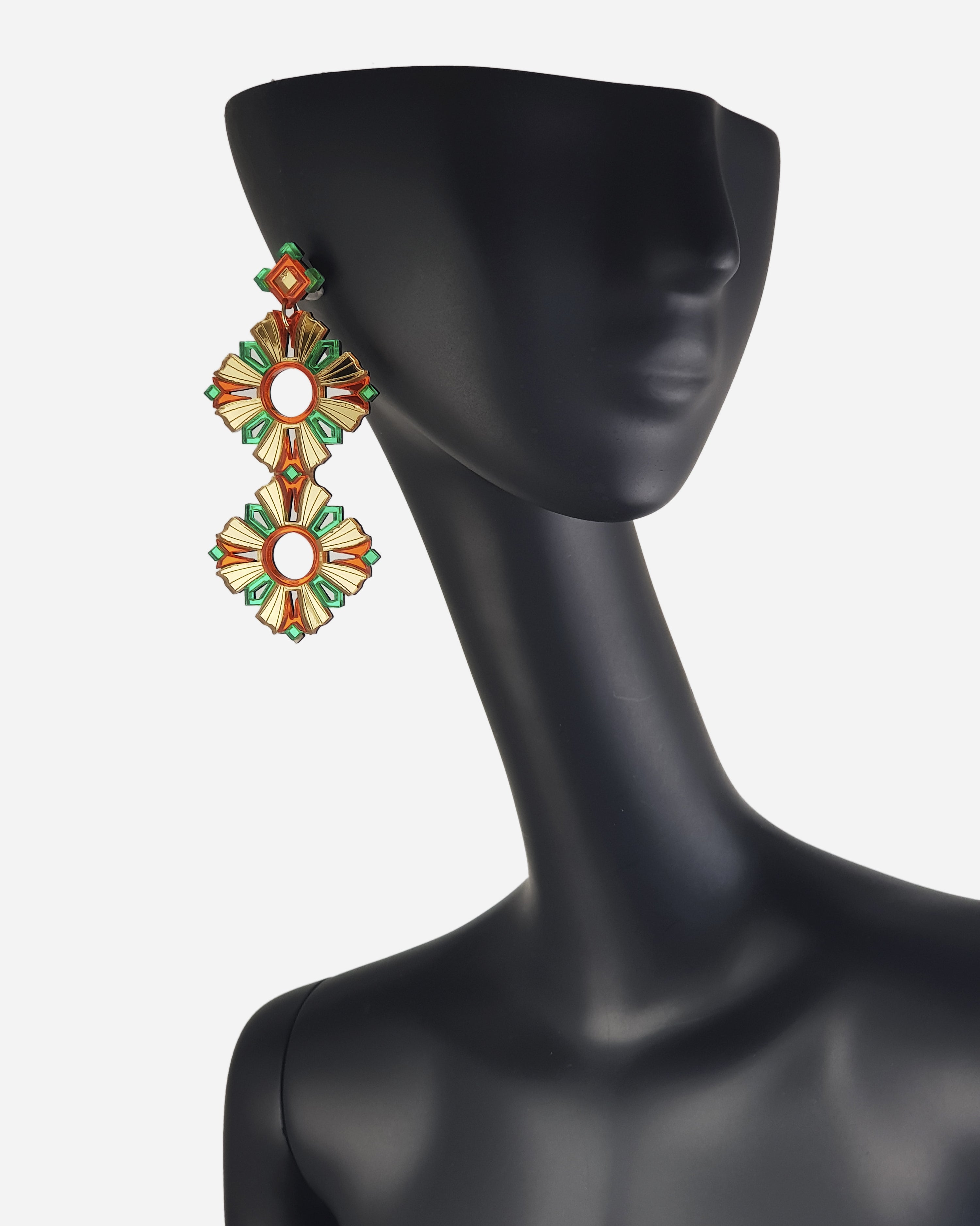 Pendientes Uzuri Naranja