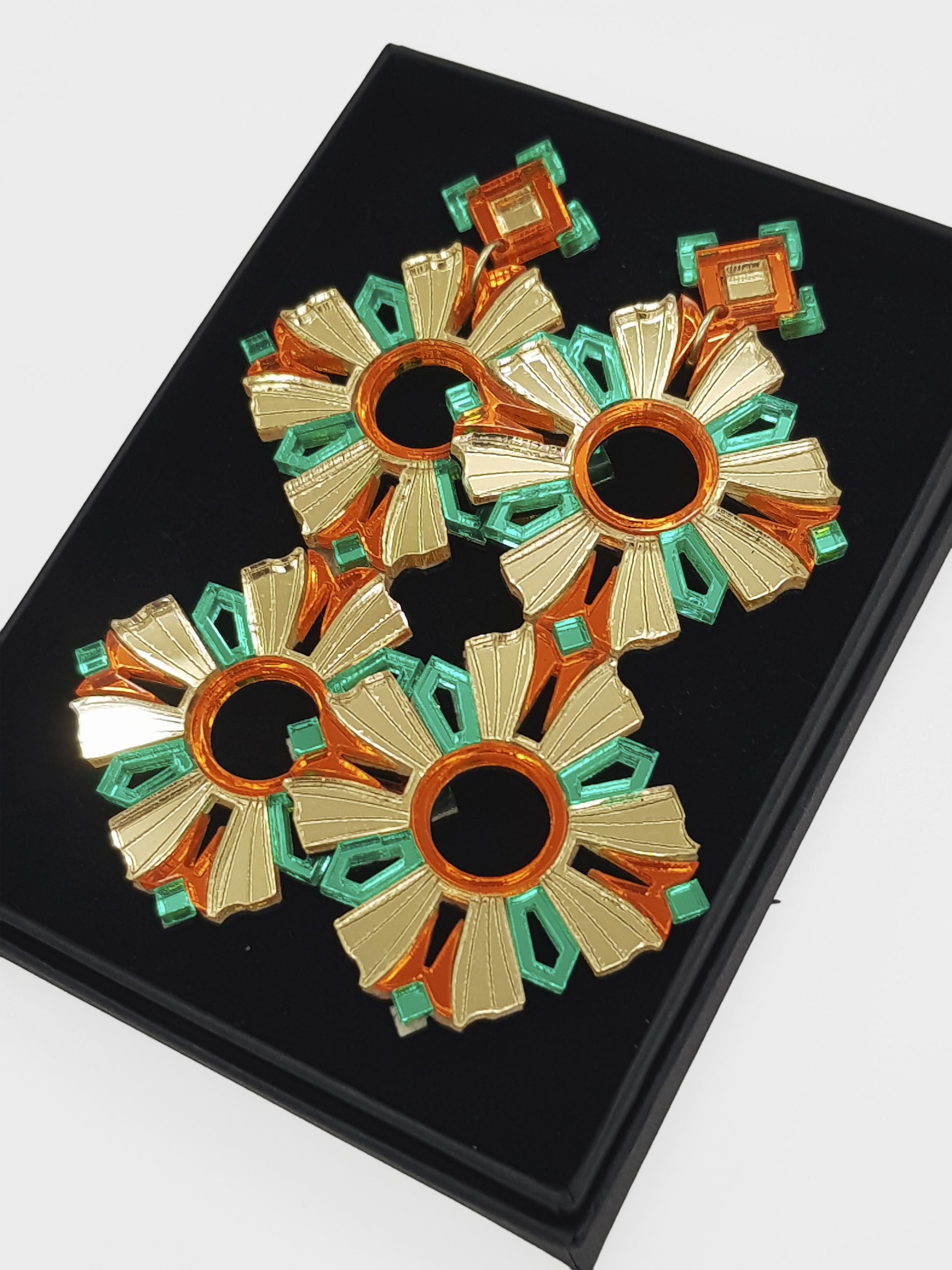 Pendientes Uzuri Naranja