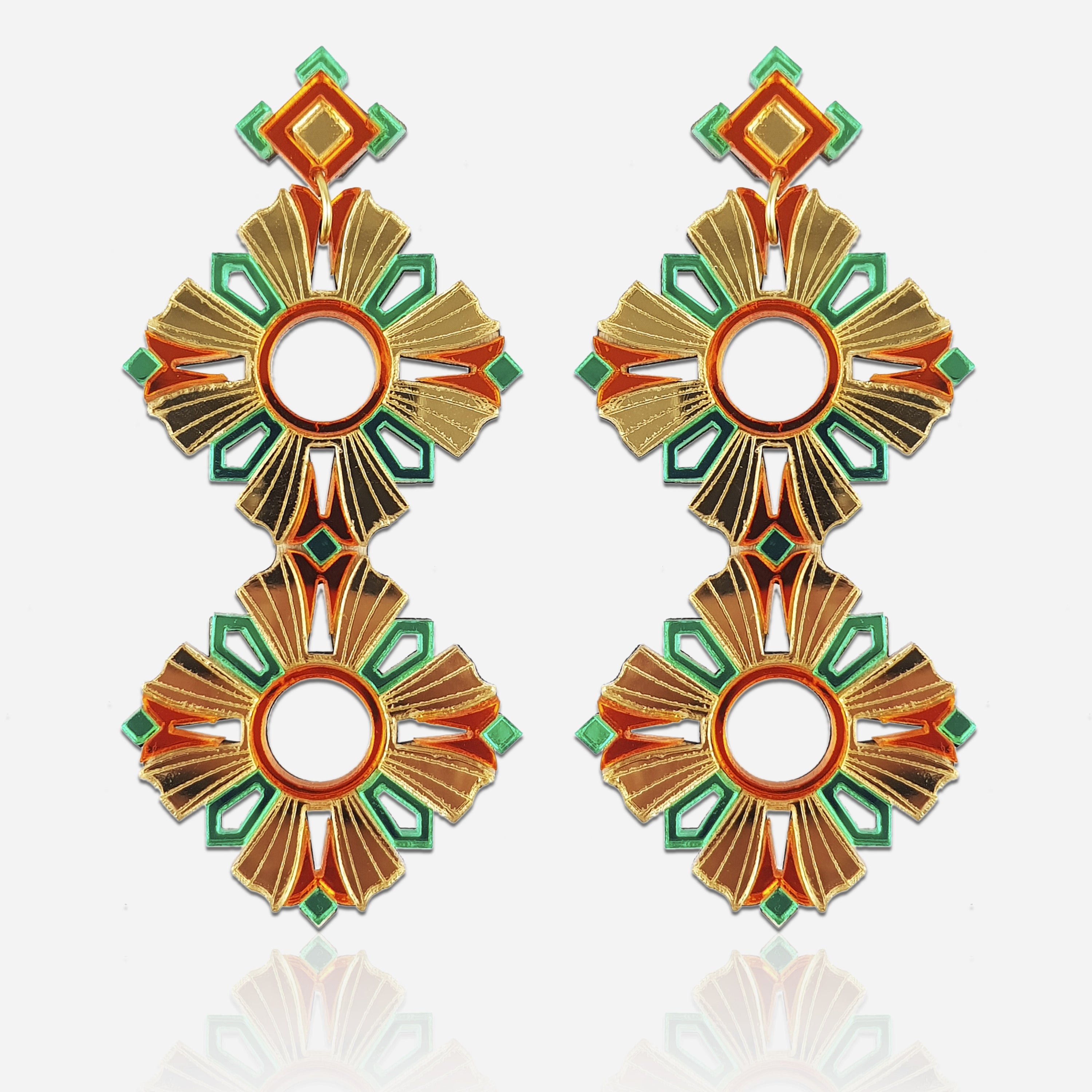 Pendientes Uzuri Naranja