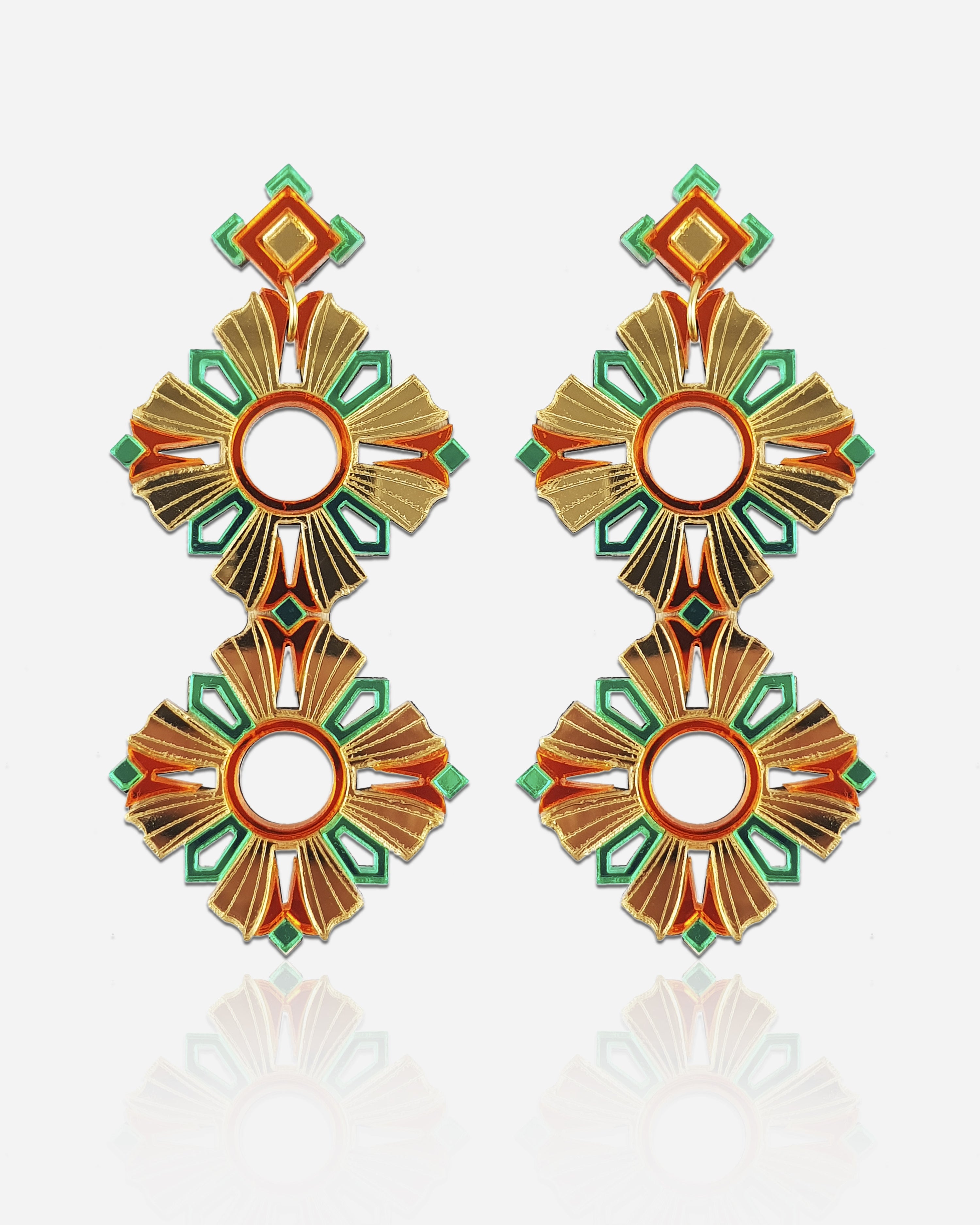 Pendientes Uzuri Naranja