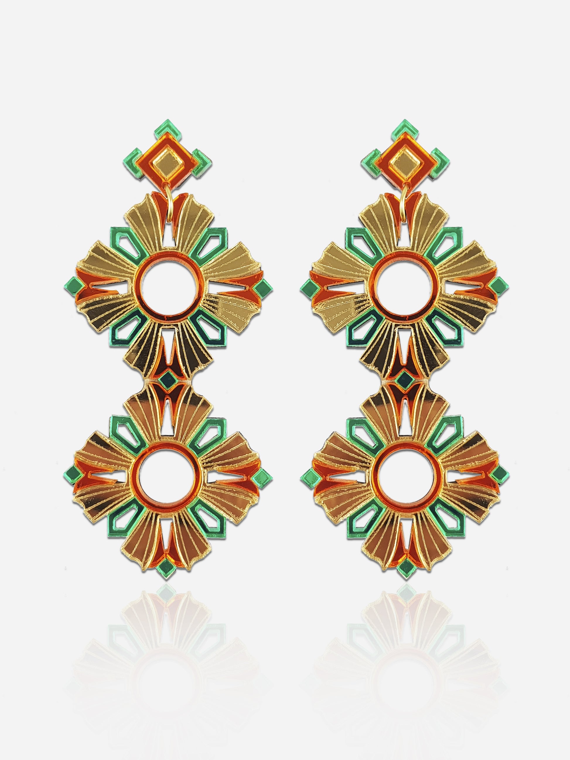 Pendientes Uzuri Naranja