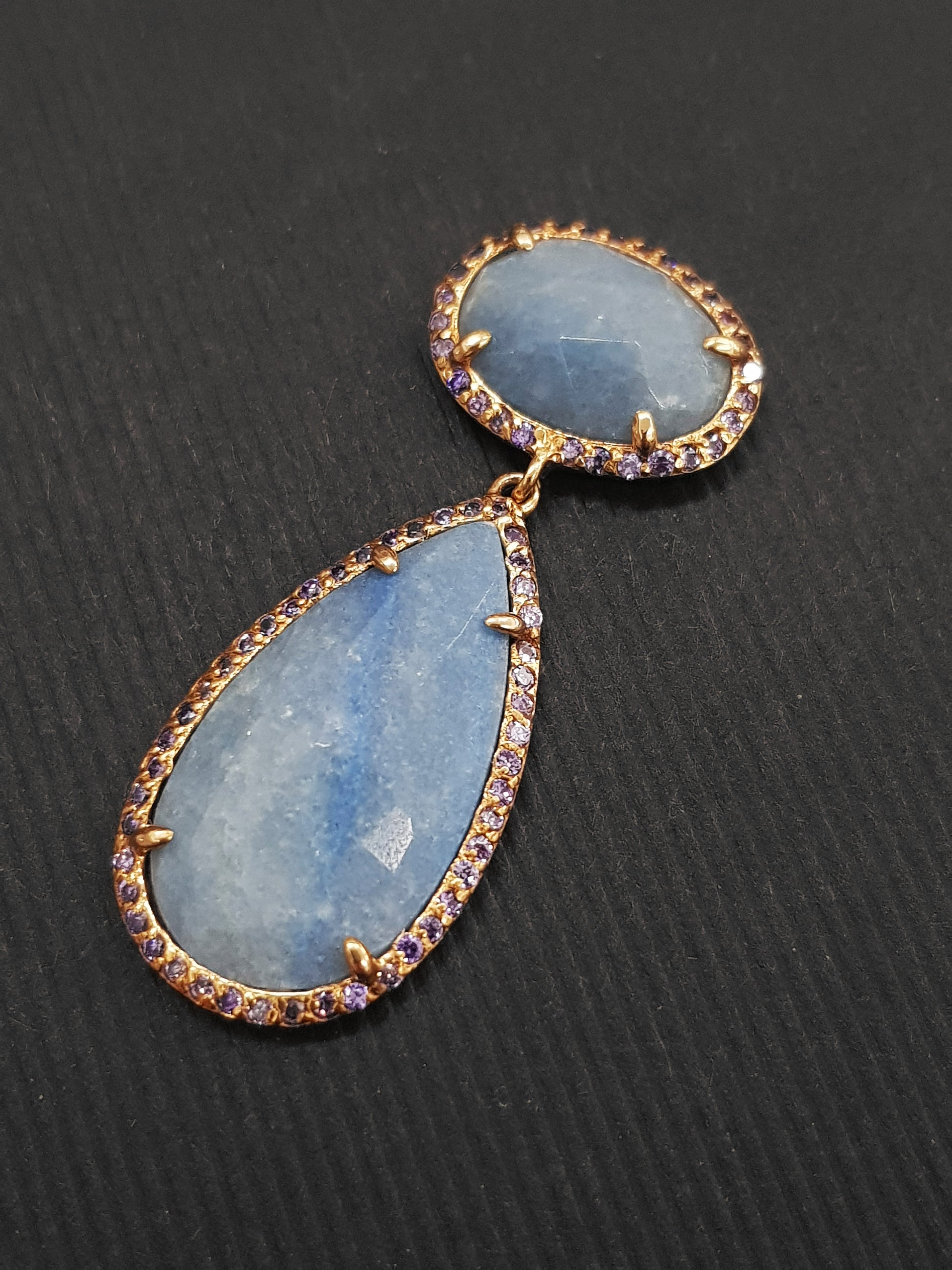 Pendientes plata y circonitas