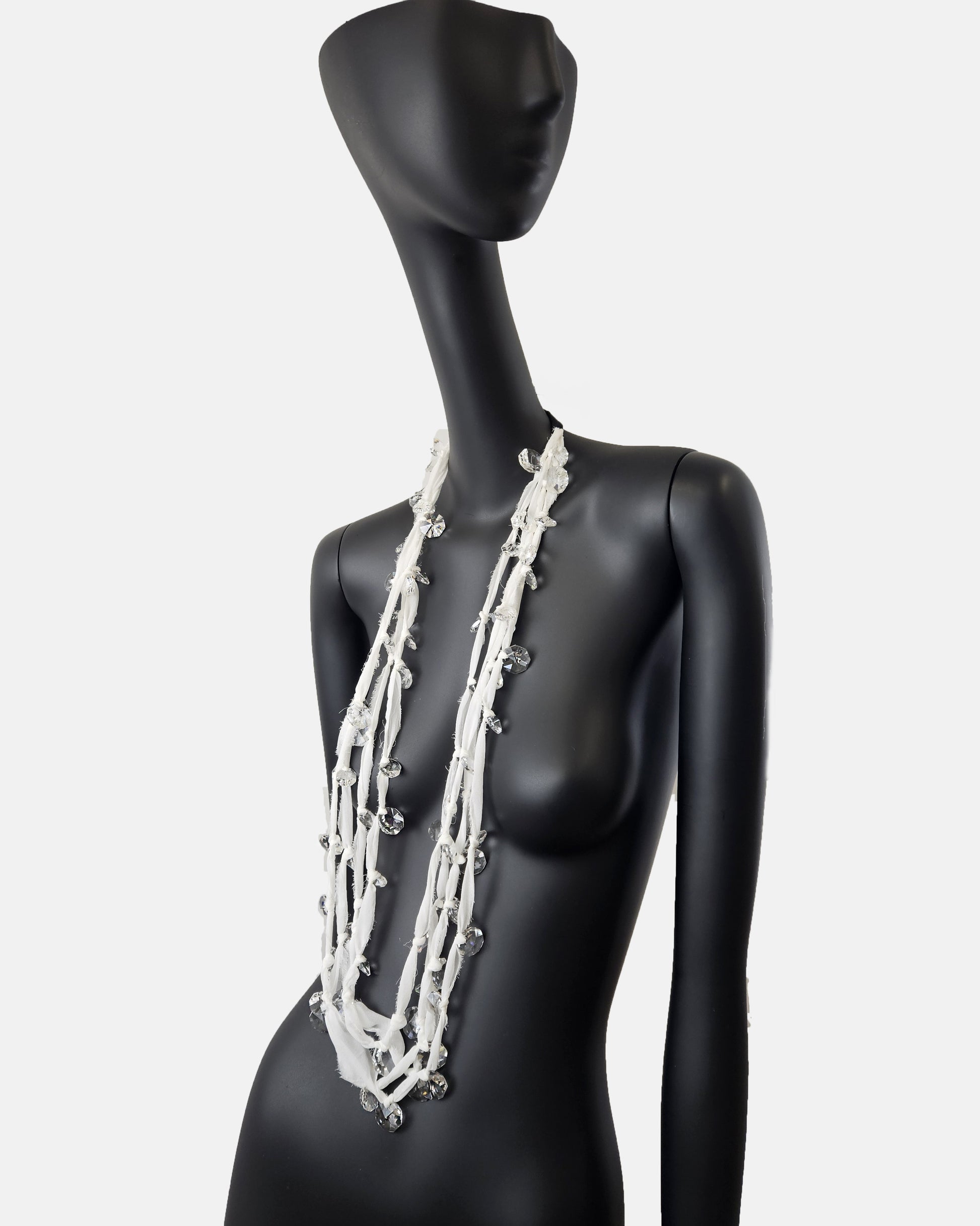Collar largo Fabric cristal