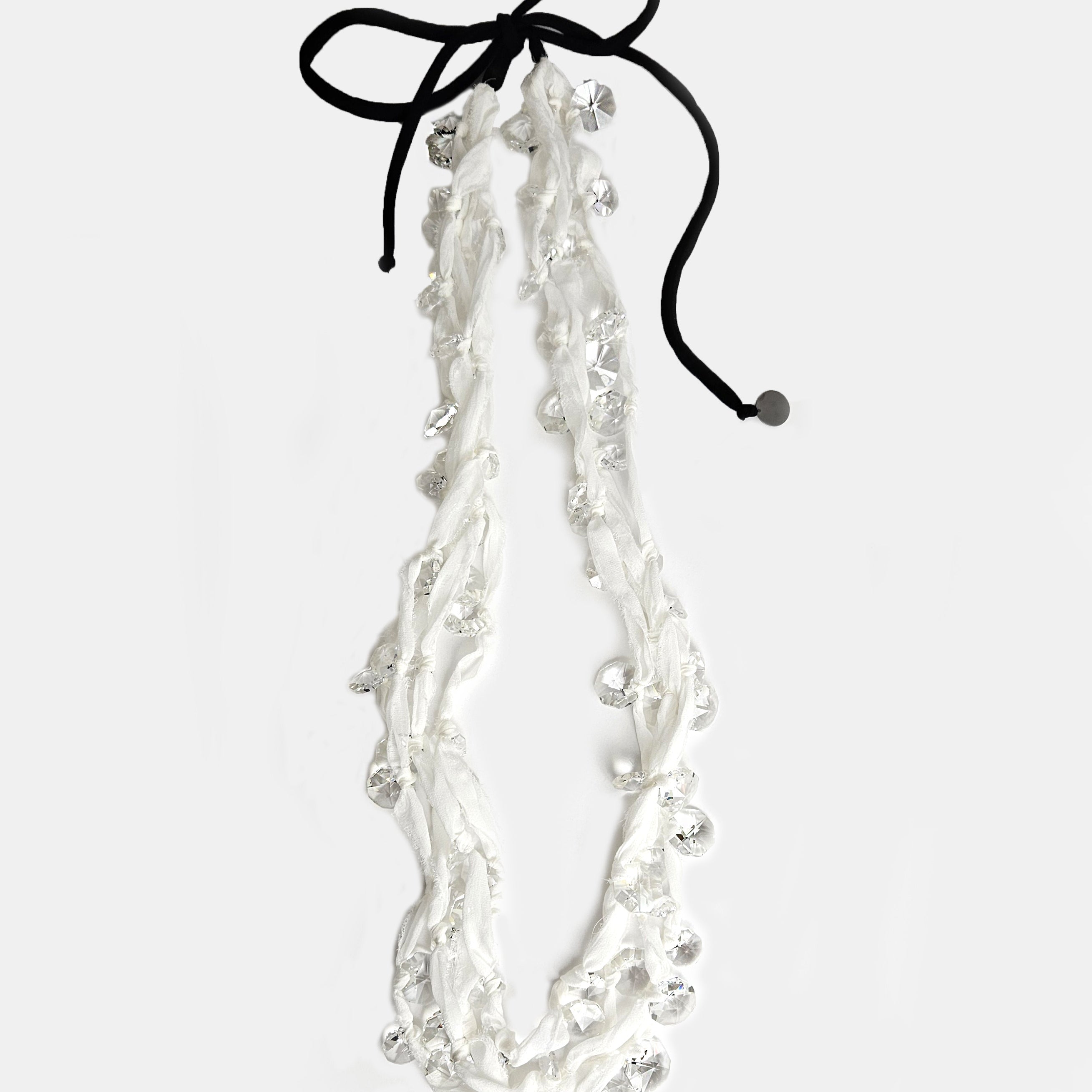 Collar largo Fabric cristal