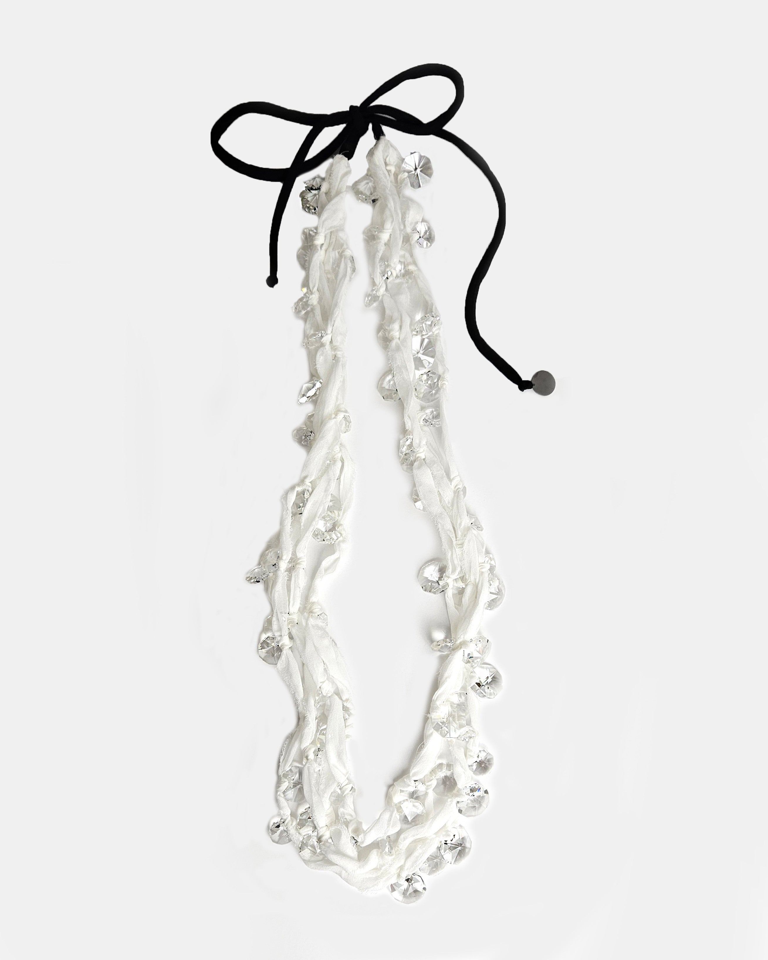 Collar largo Fabric cristal