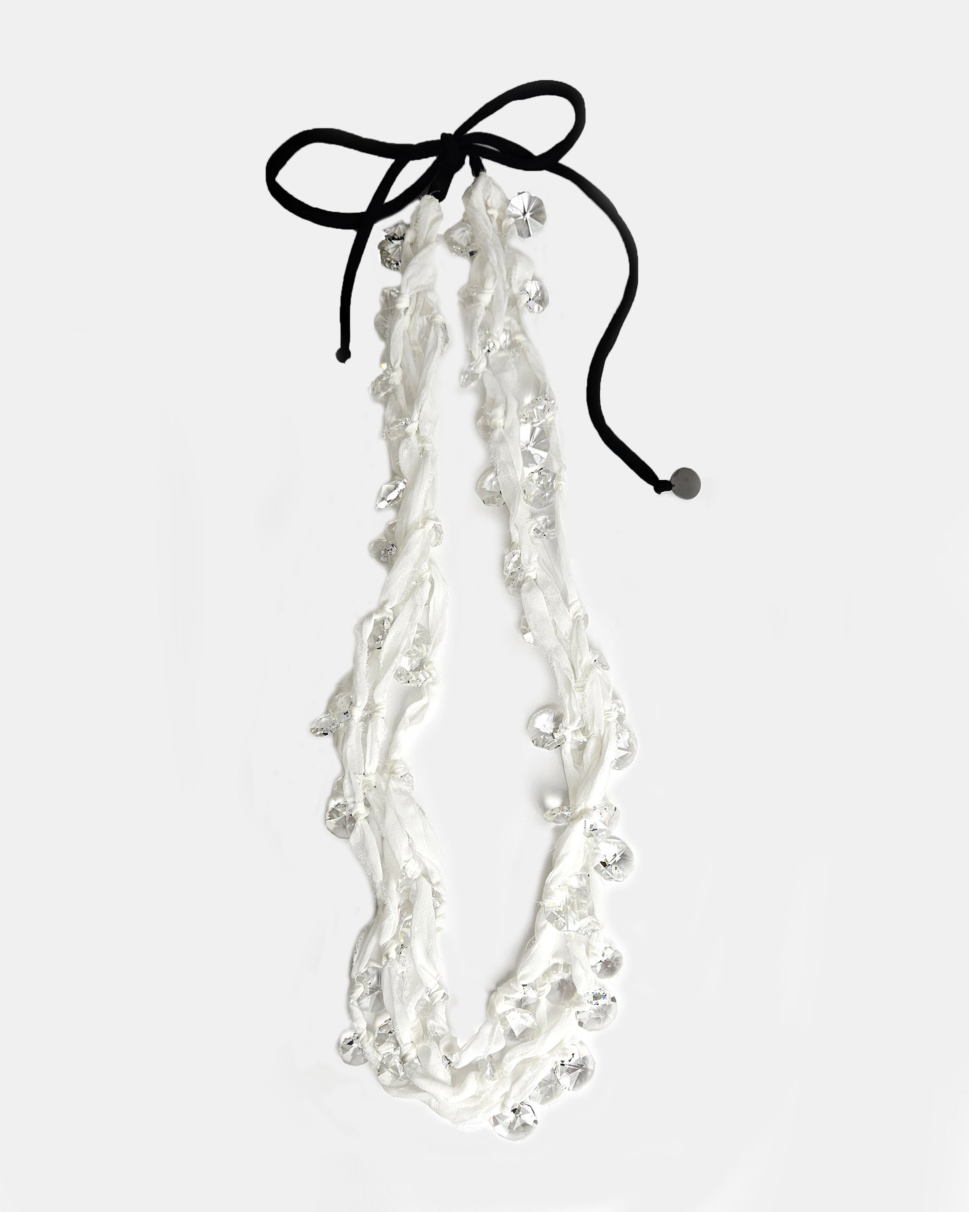 Collar largo Fabric cristal