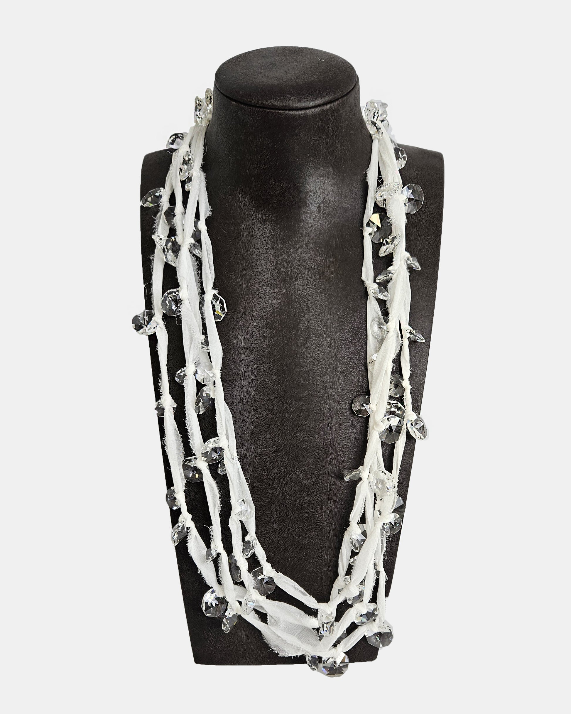 Collar largo Fabric cristal