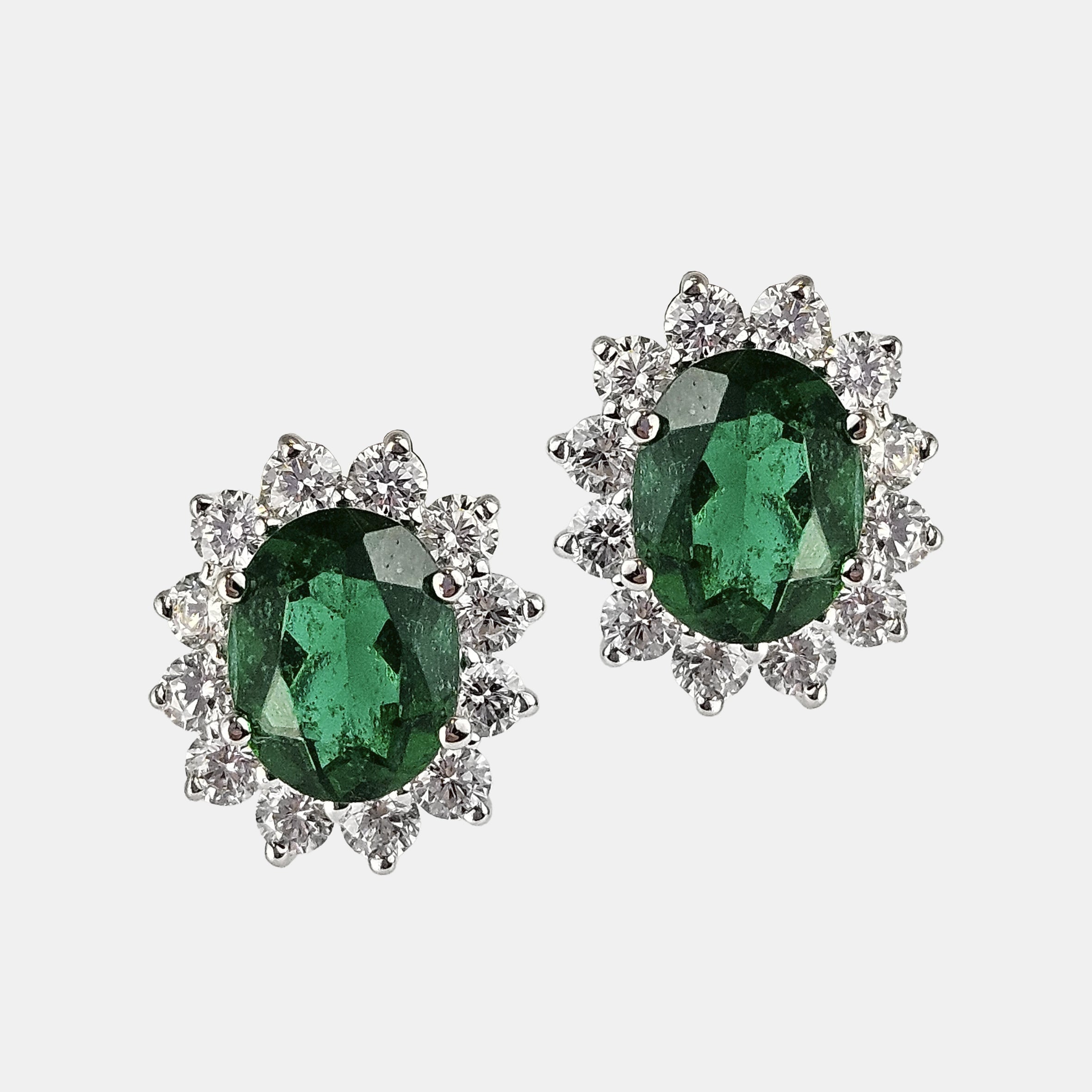 Pendientes Lady verde esmeralda