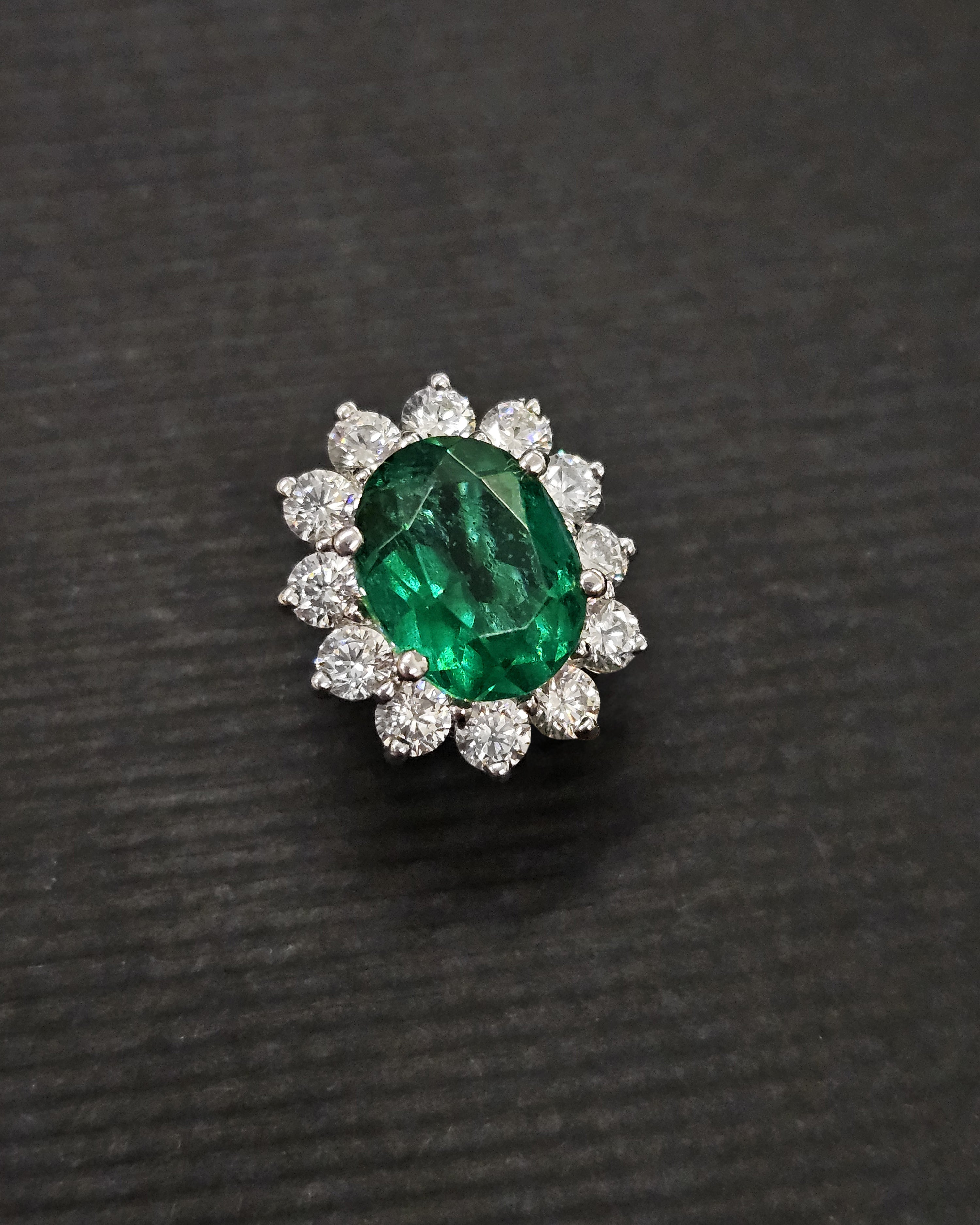 Pendientes Lady verde esmeralda