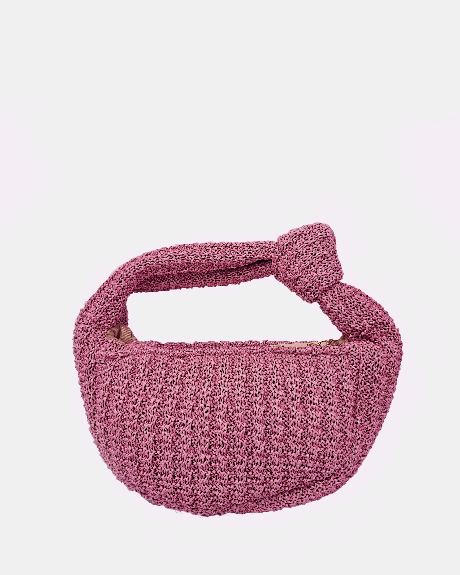 Bolso de mano Isabel Knit rosa