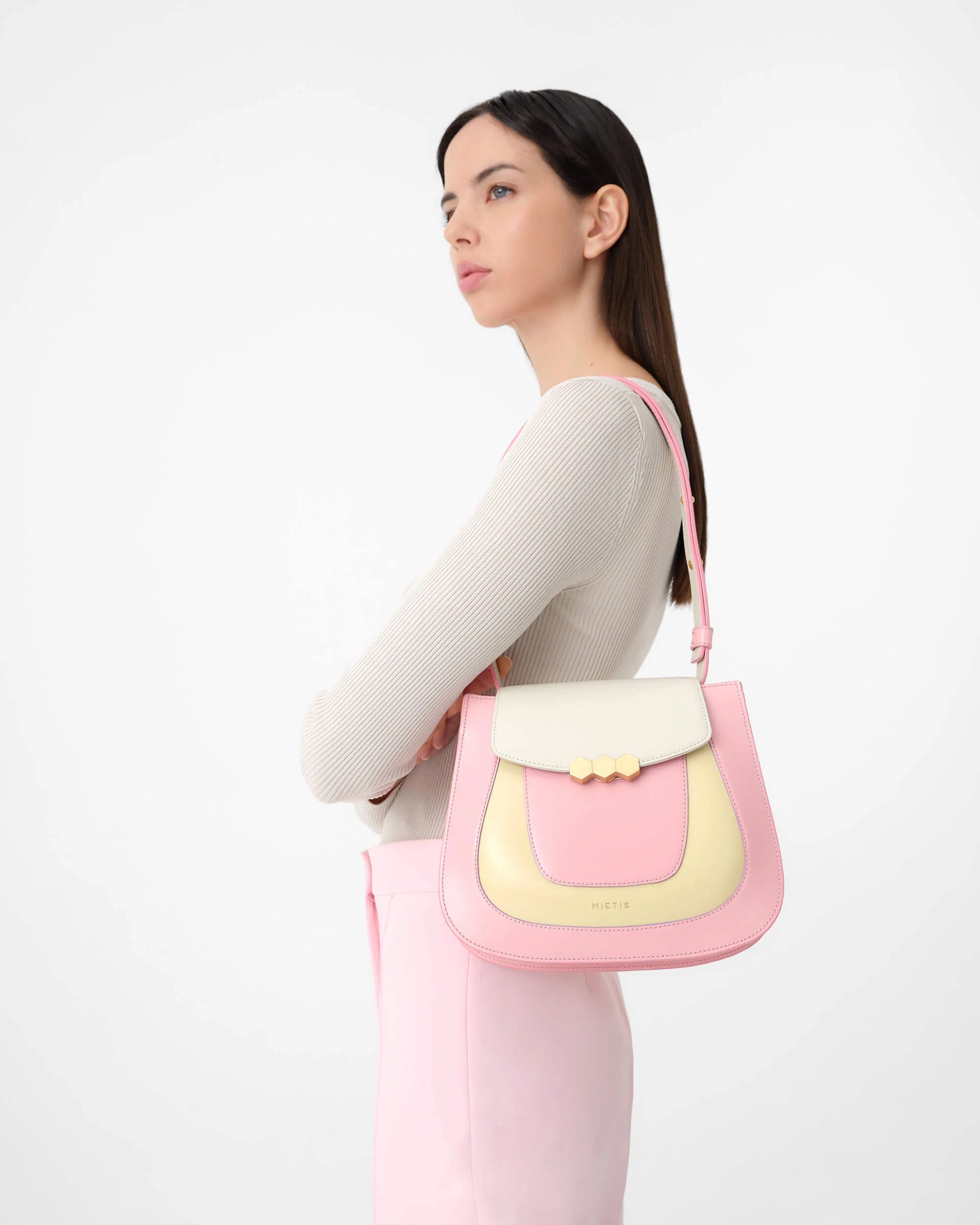 Jill bag Pink-Cream