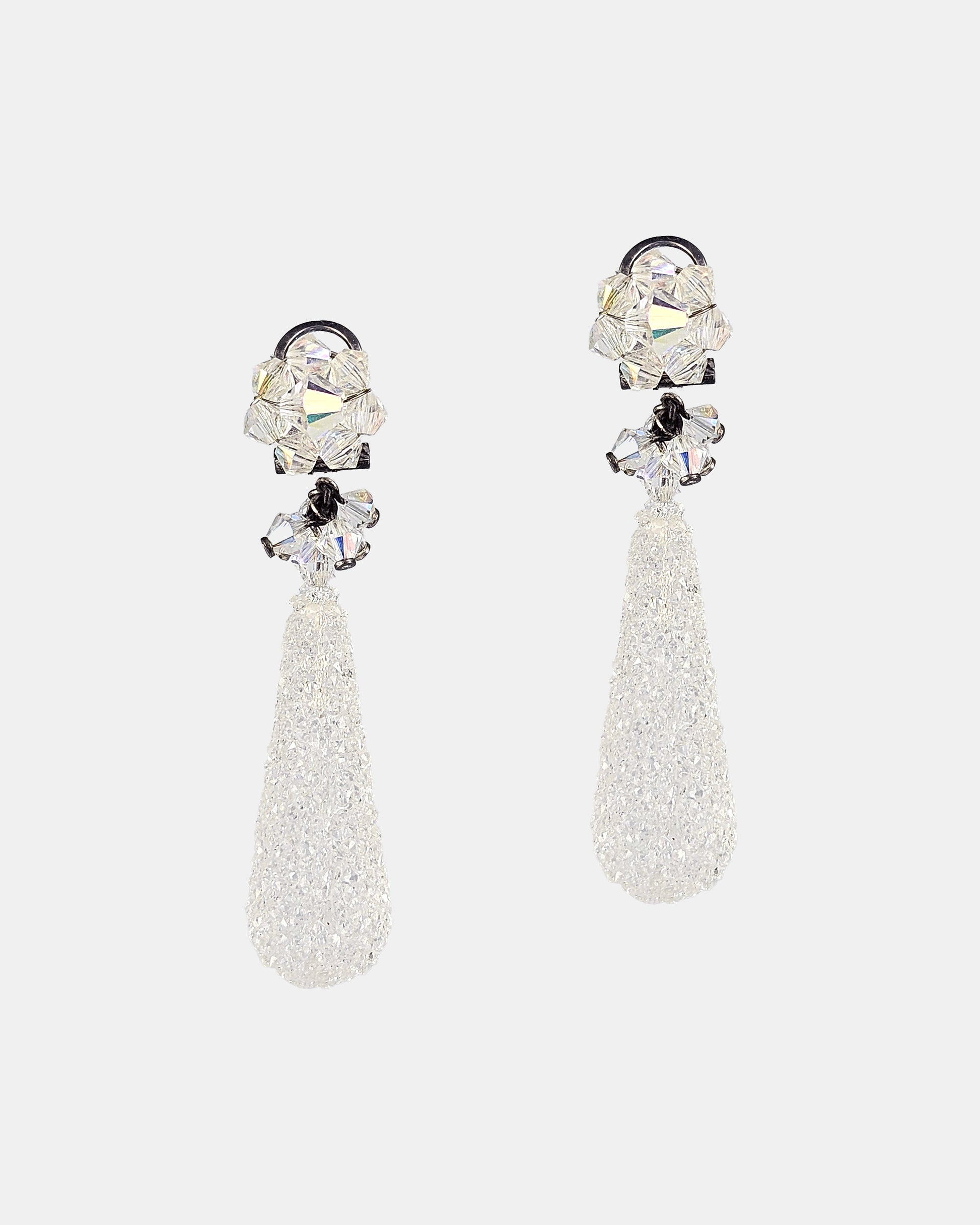 Pendientes lágrima glacé