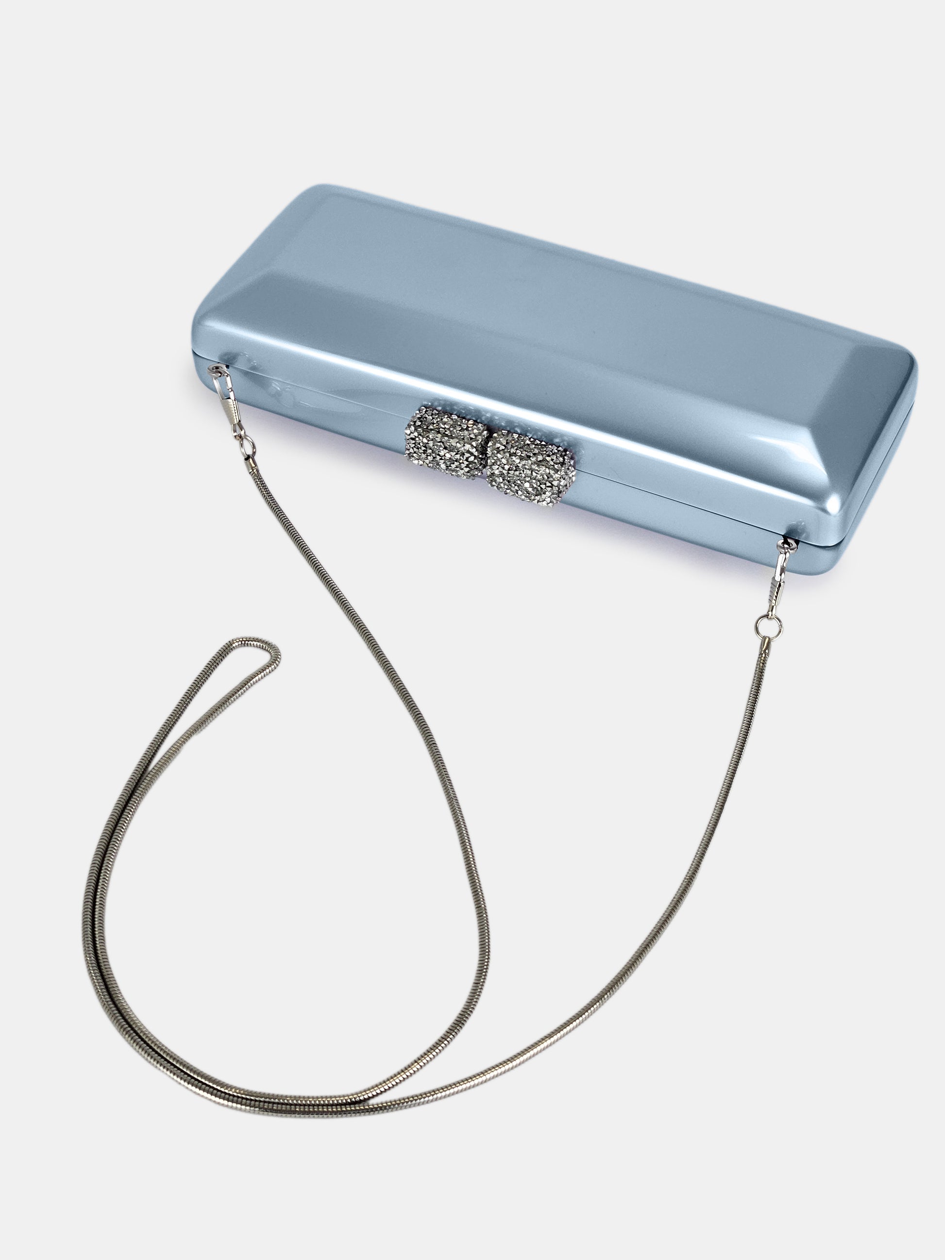 Bolso Emma fiesta azul swarovski