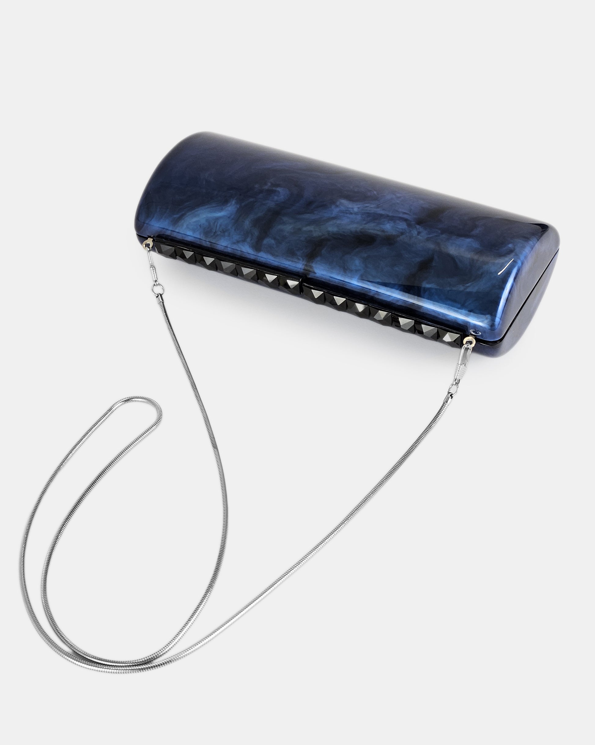Clutch Anna azul Prusia largo
