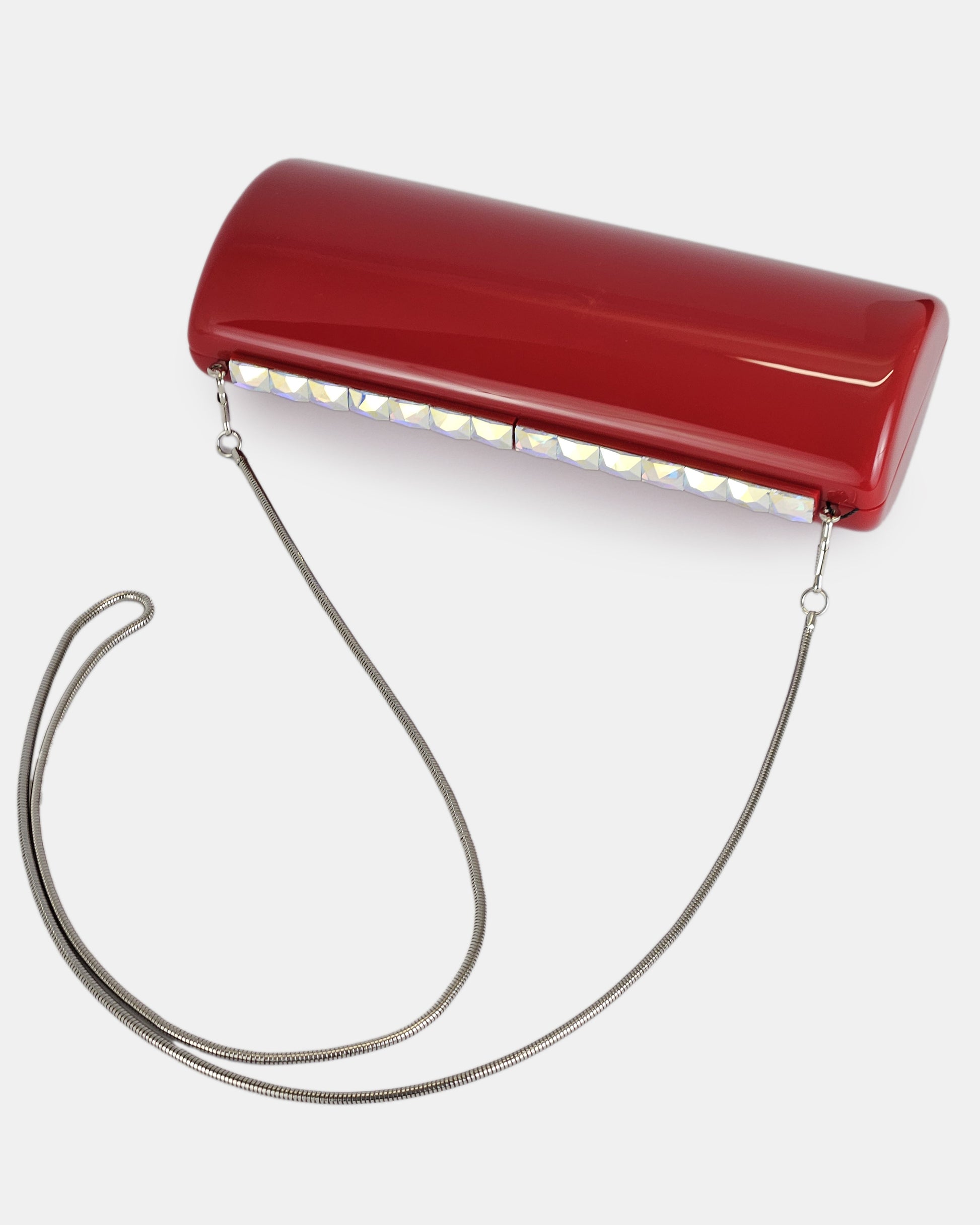 Clutch rojo Anna largo