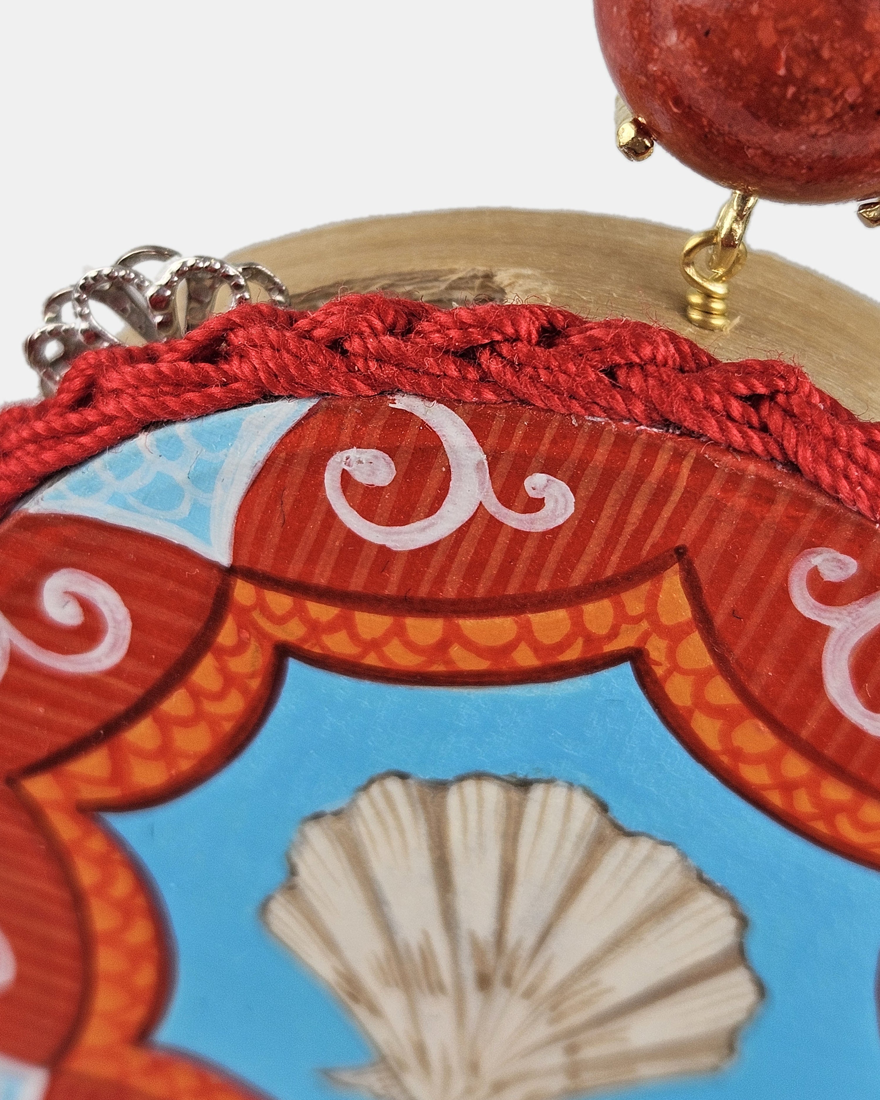 Pendientes tamburello marina