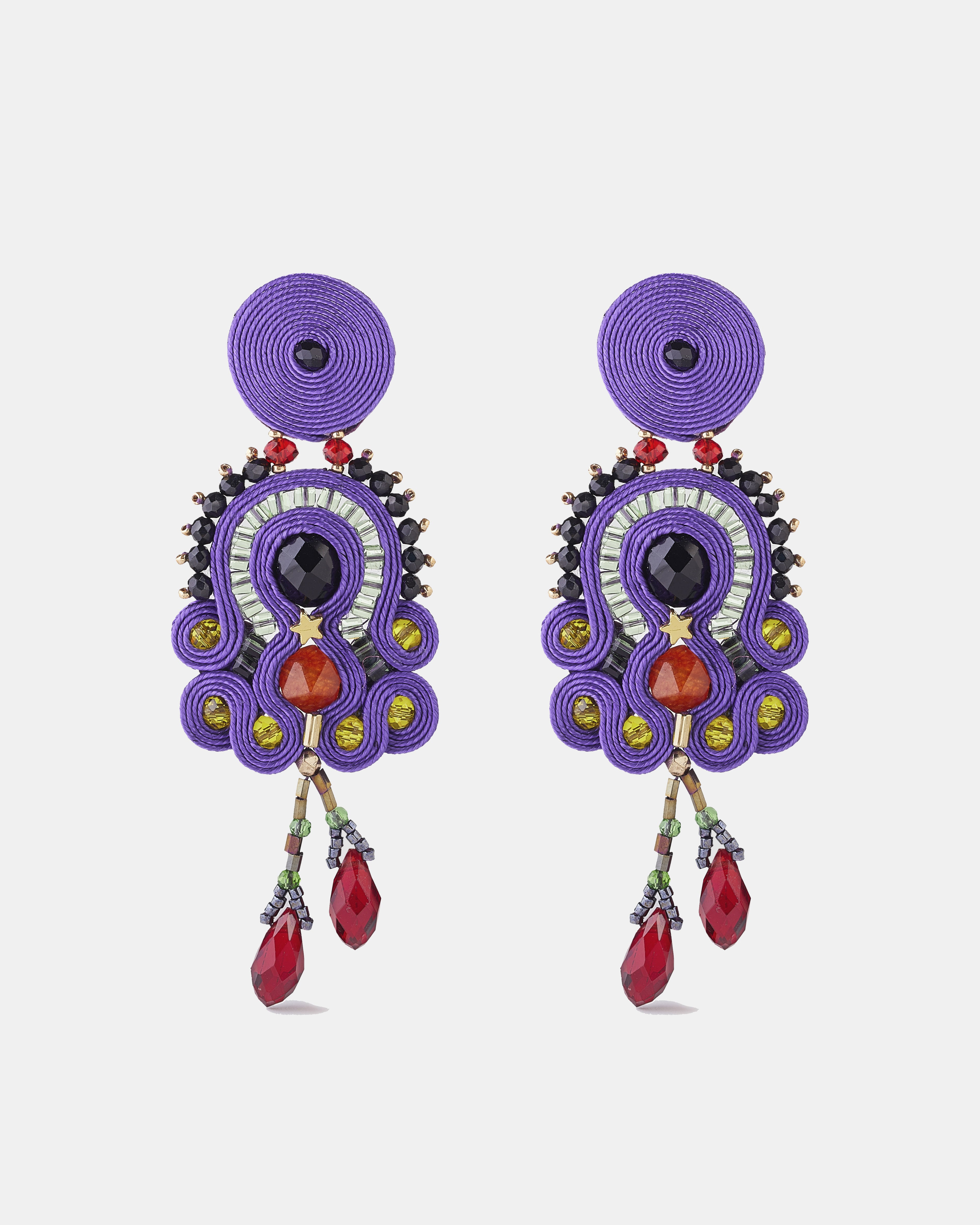 Pendiente Nicoletta Orchid