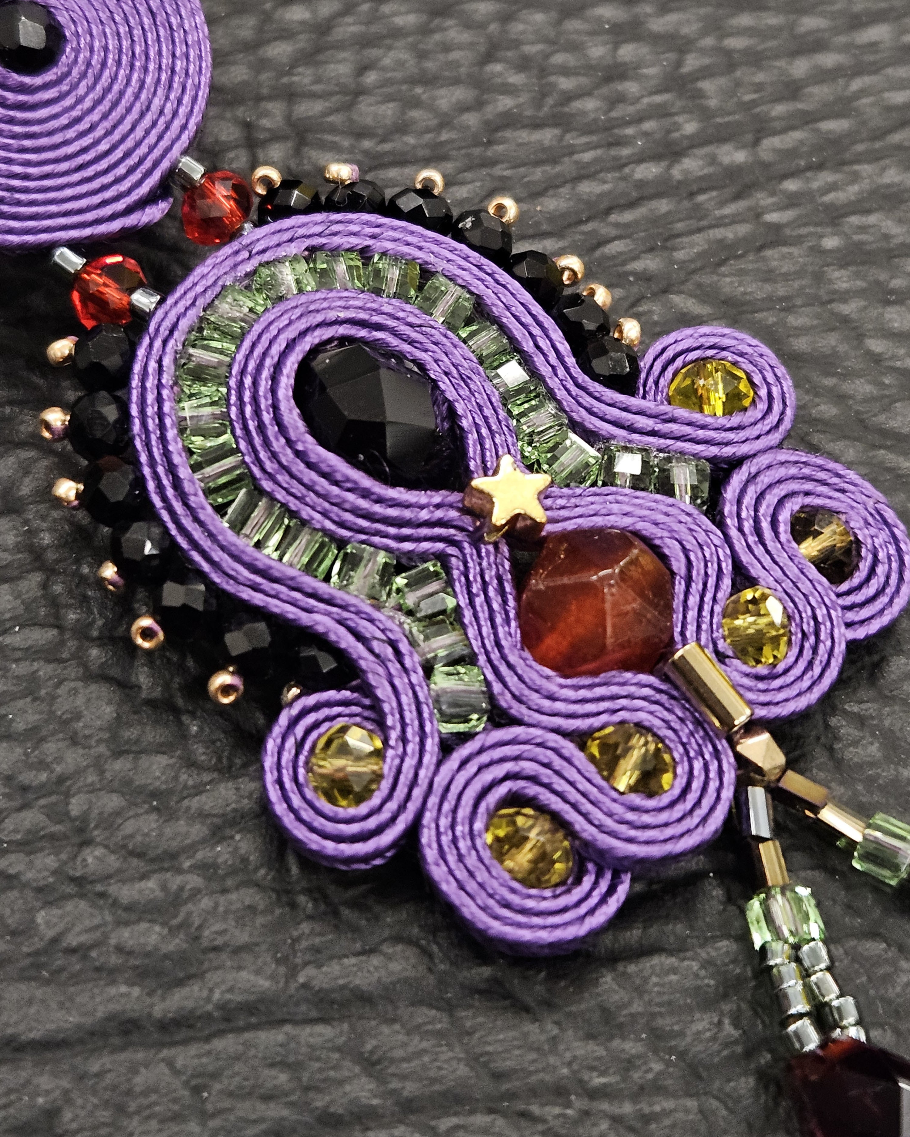 Pendiente Nicoletta Orchid