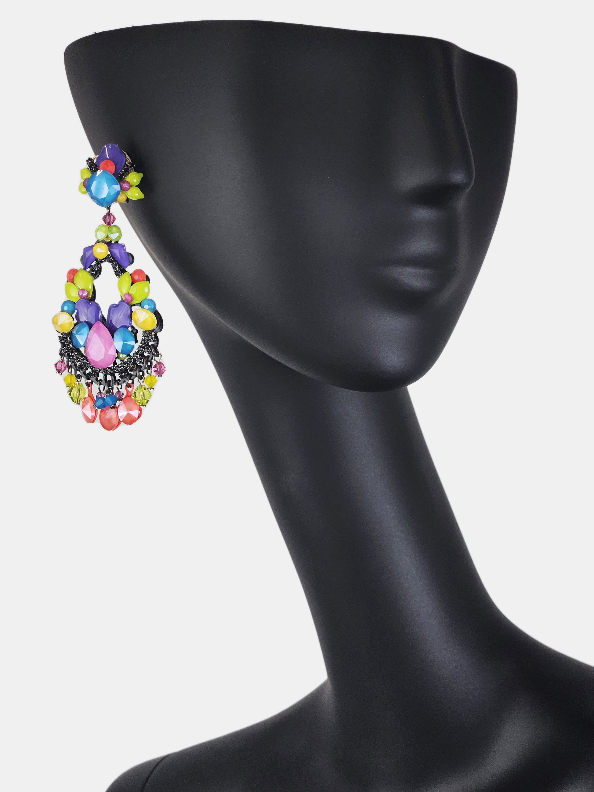 Dublos Swarovski multicolor earrings 