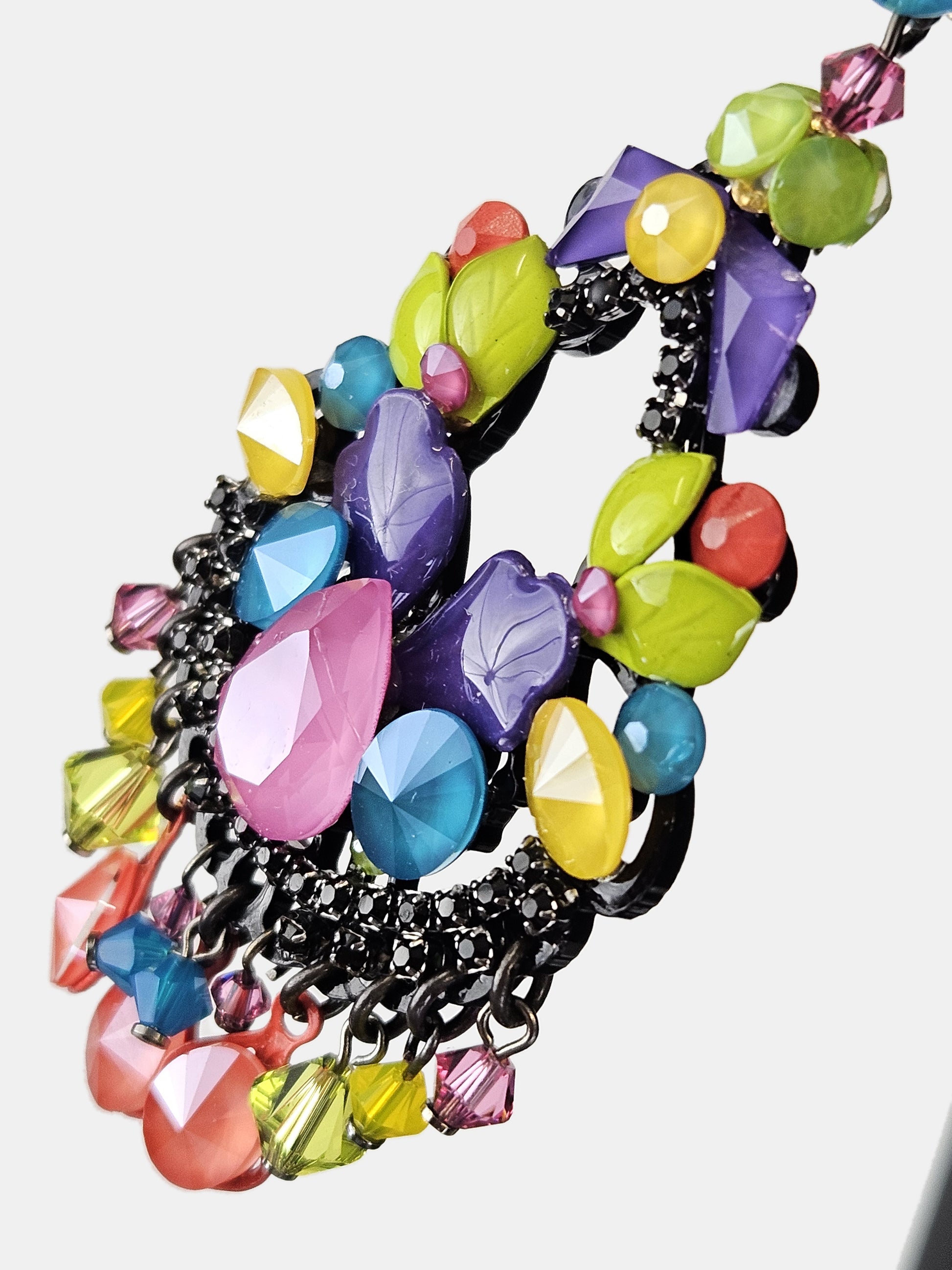 Dublos Swarovski multicolor earrings 