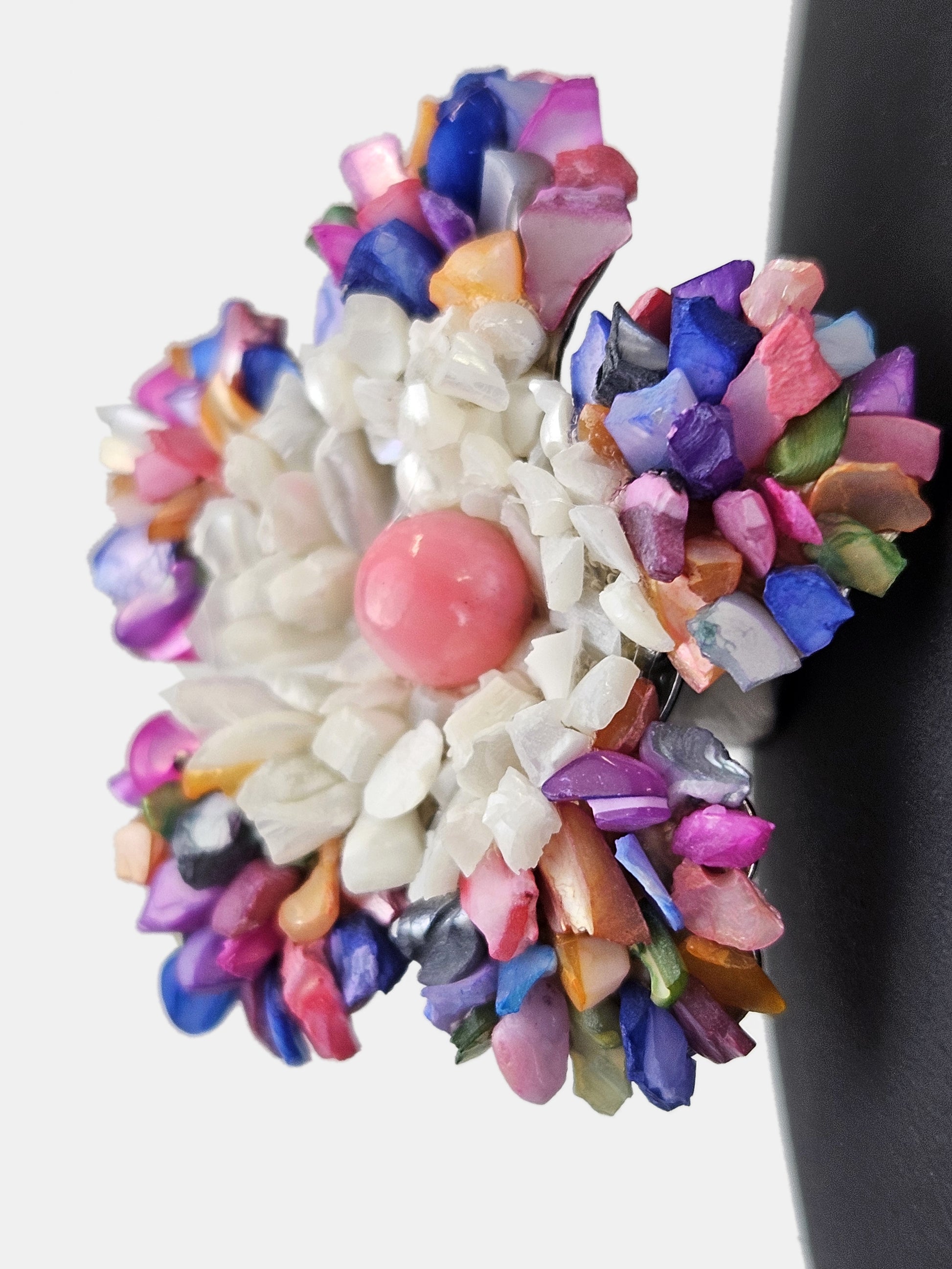 Pendientes Flor nácar Dublos