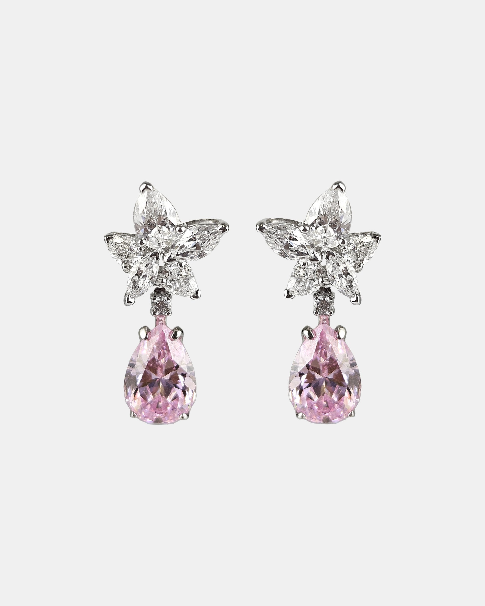 Pendientes Glow plata y zirconitas