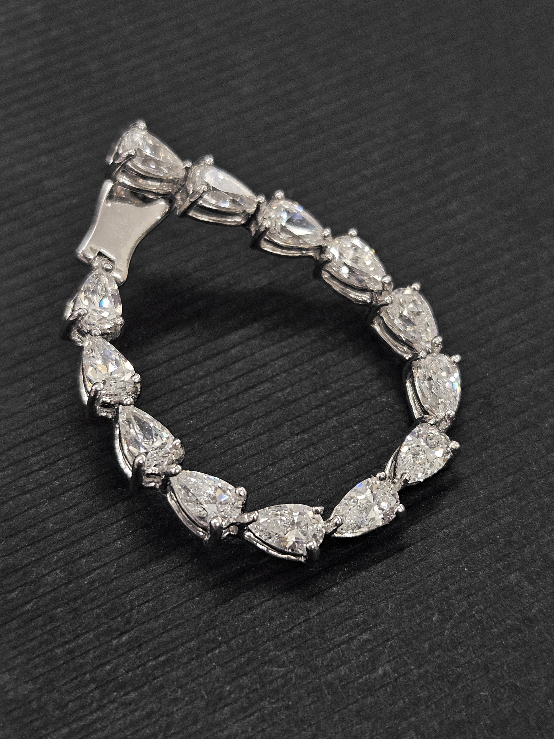 Pendientes plata y zirconita oval