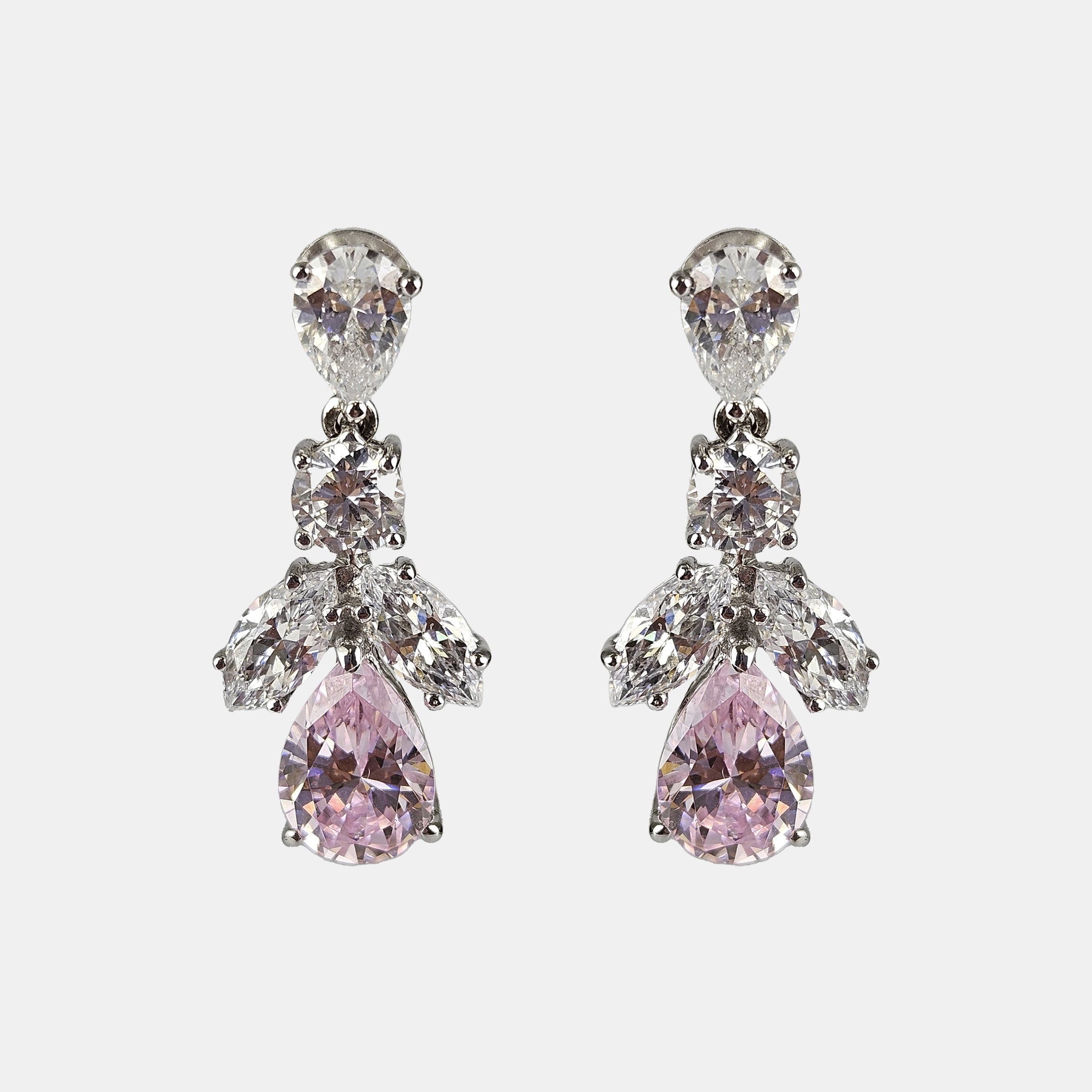 Pendientes plata y zirconita Sublime