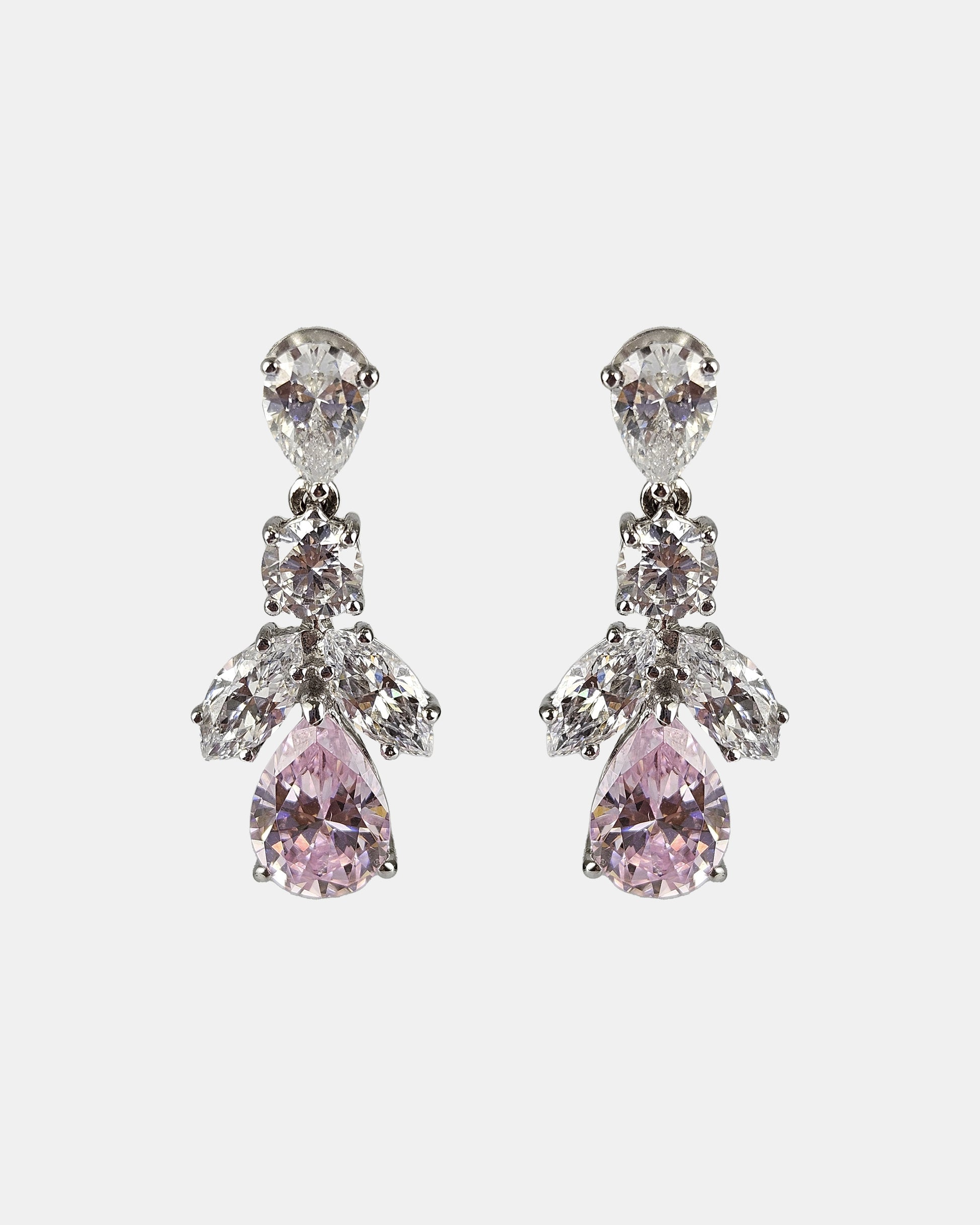 Pendientes plata y zirconita Sublime