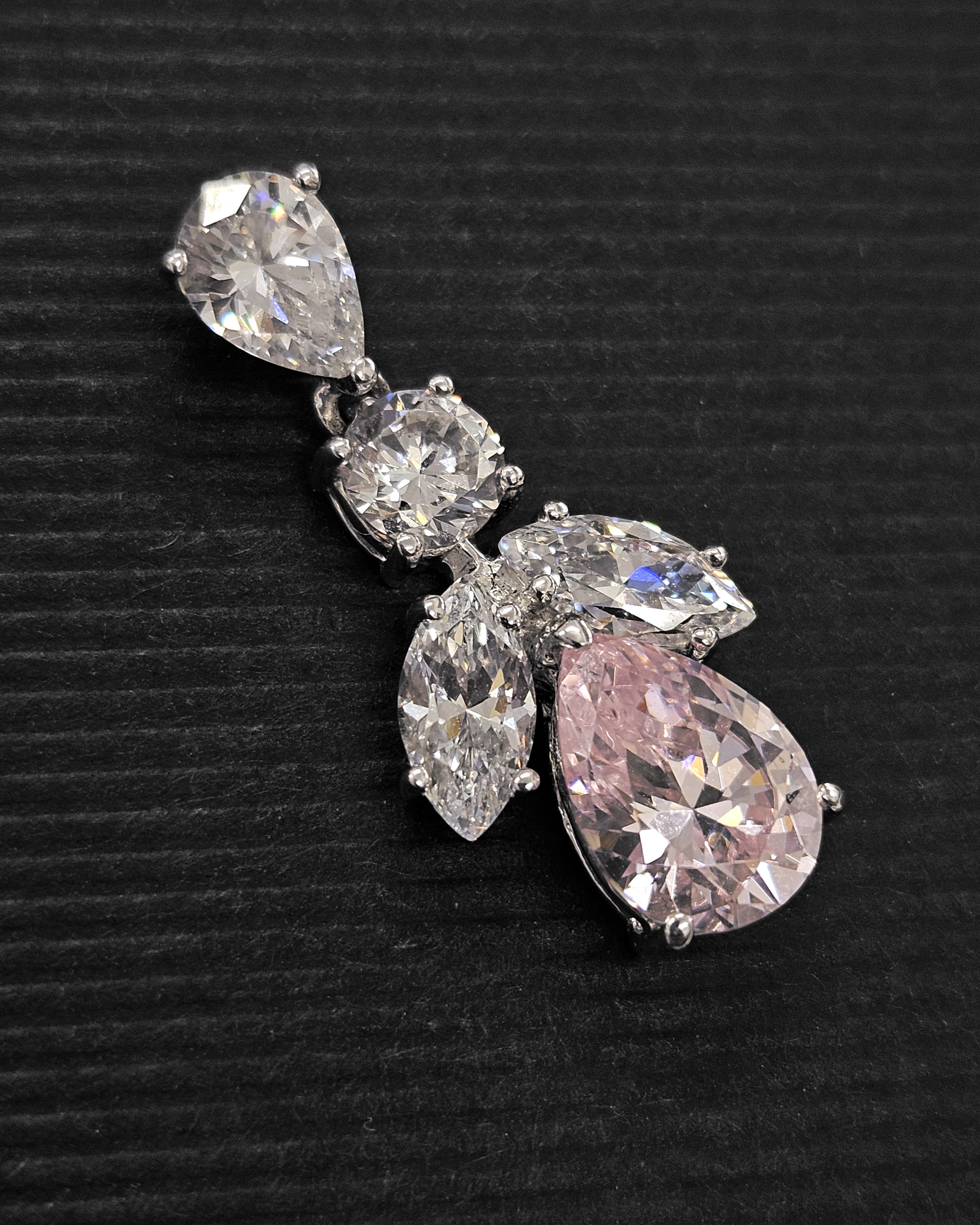 Pendientes plata y zirconita Sublime