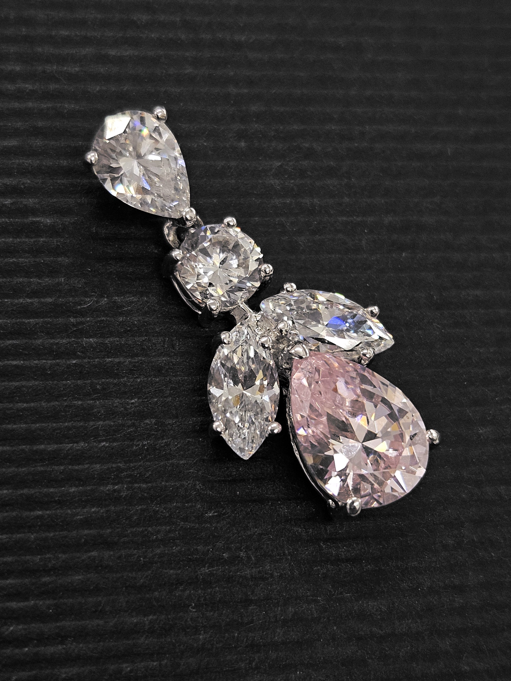 Pendientes plata y zirconita Sublime