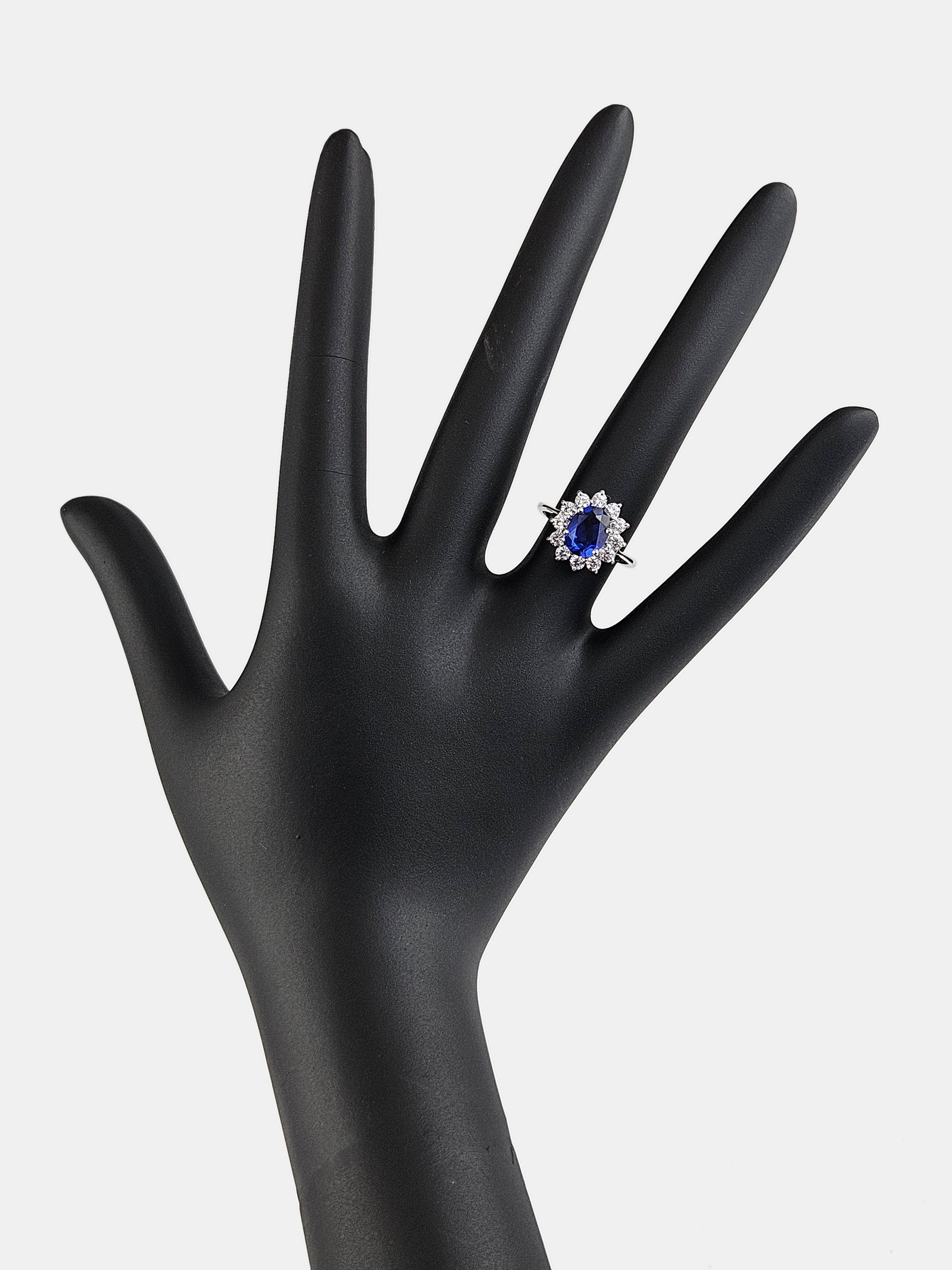 Anillo plata y zirconita Lady azul topacio