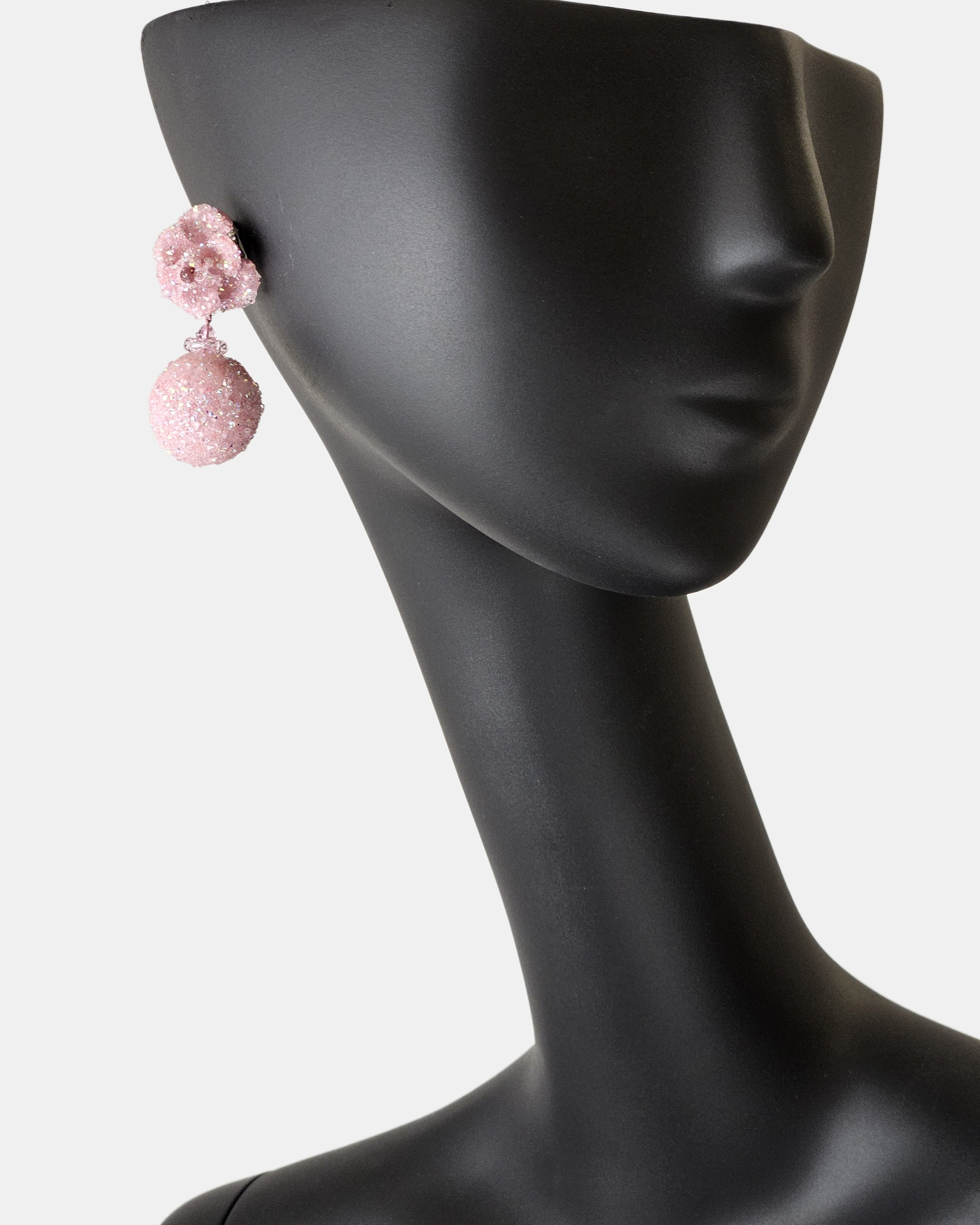 Dublos Swarovski pink ball pendant