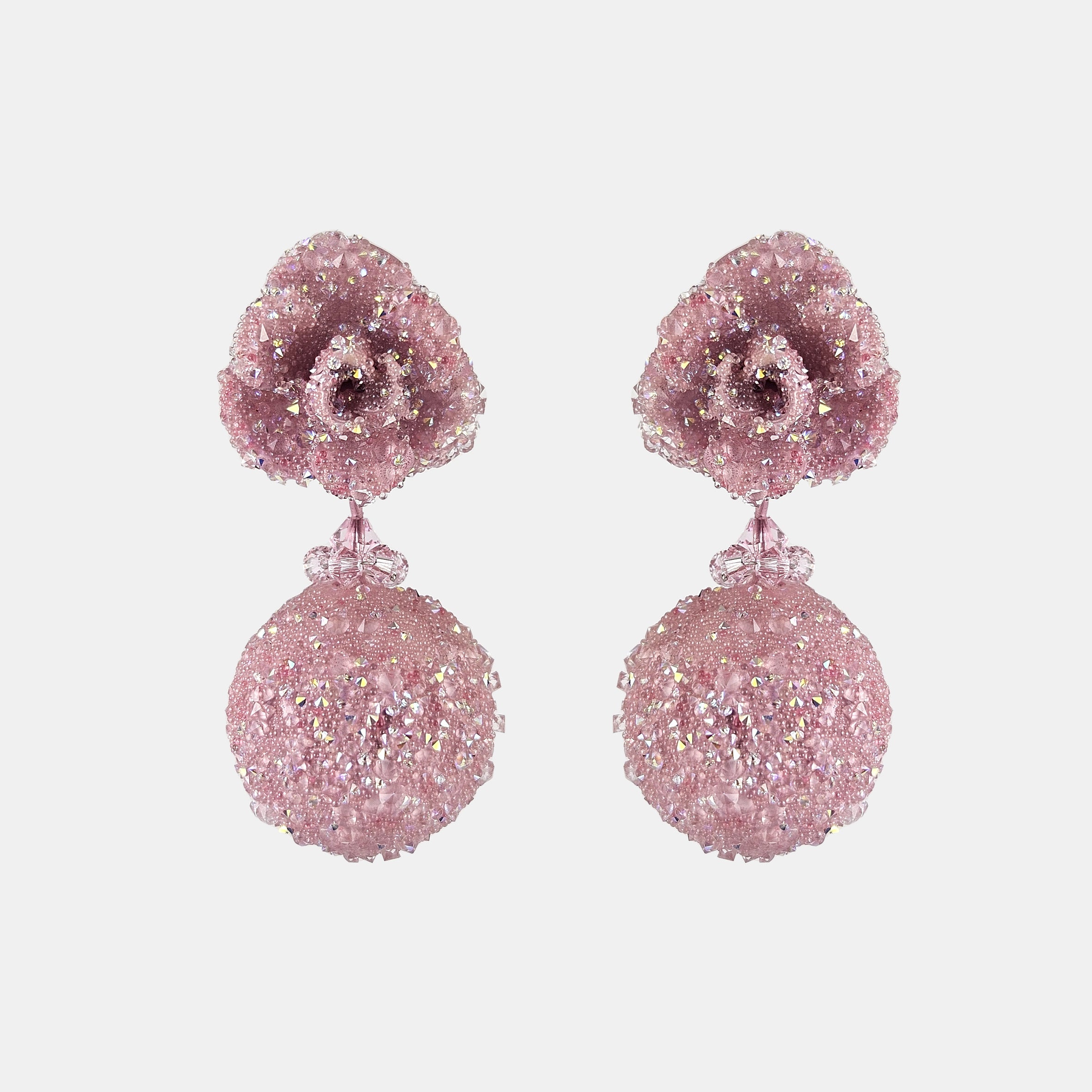 Dublos Swarovski pink ball pendant