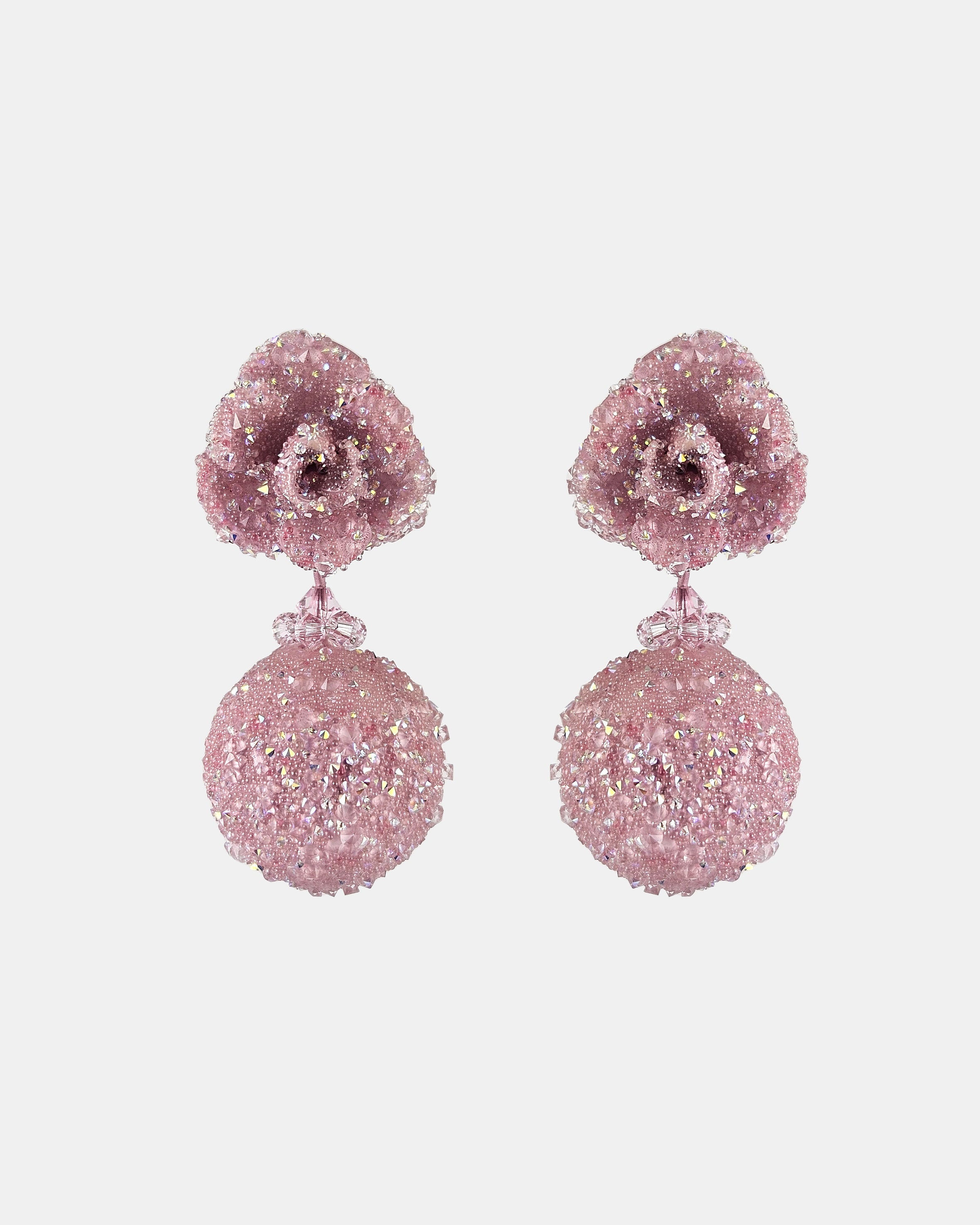 Dublos Swarovski pink ball pendant