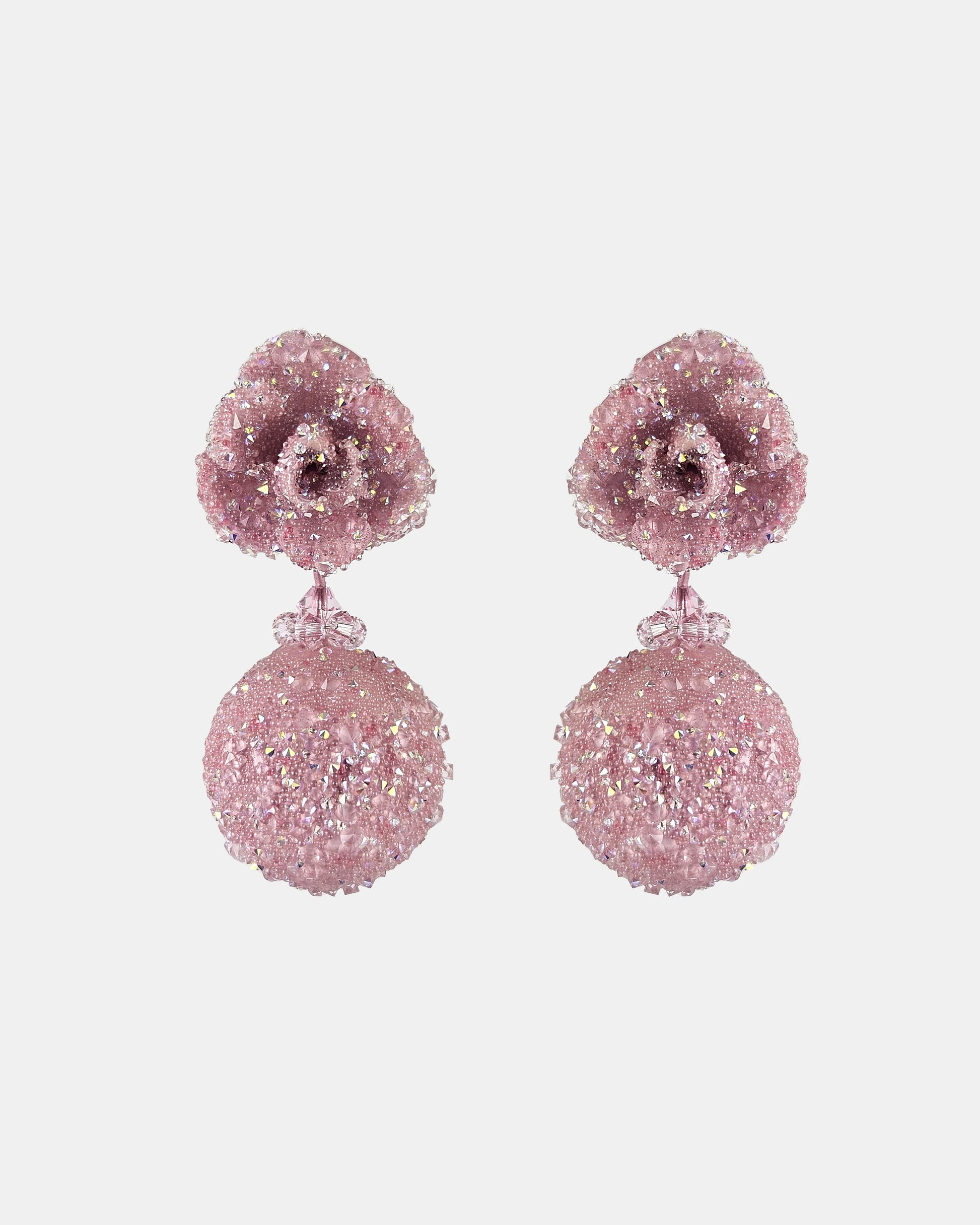 Dublos Swarovski pink ball pendant