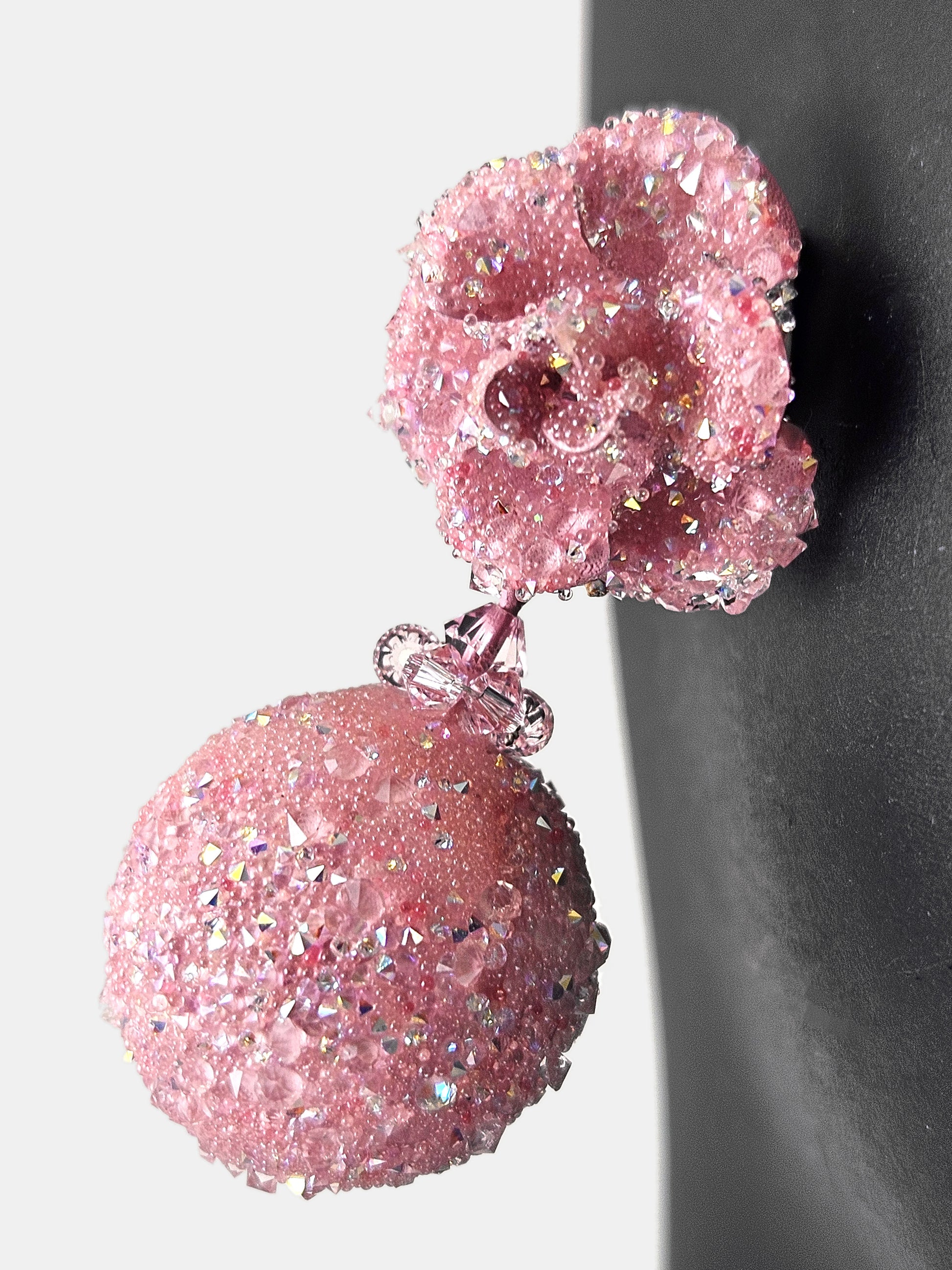Dublos Swarovski pink ball pendant