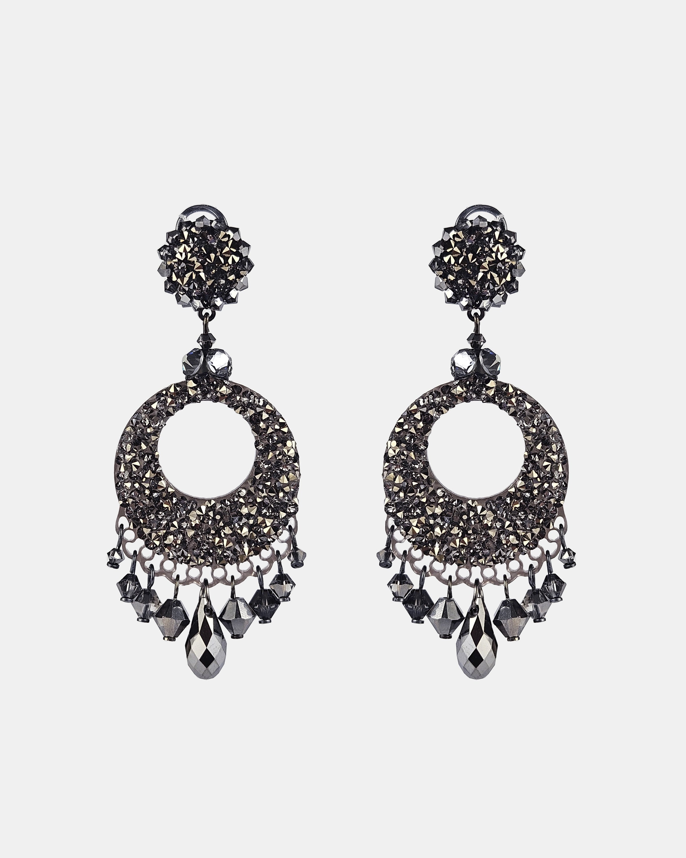 Anel Swarovski anthracite pendant