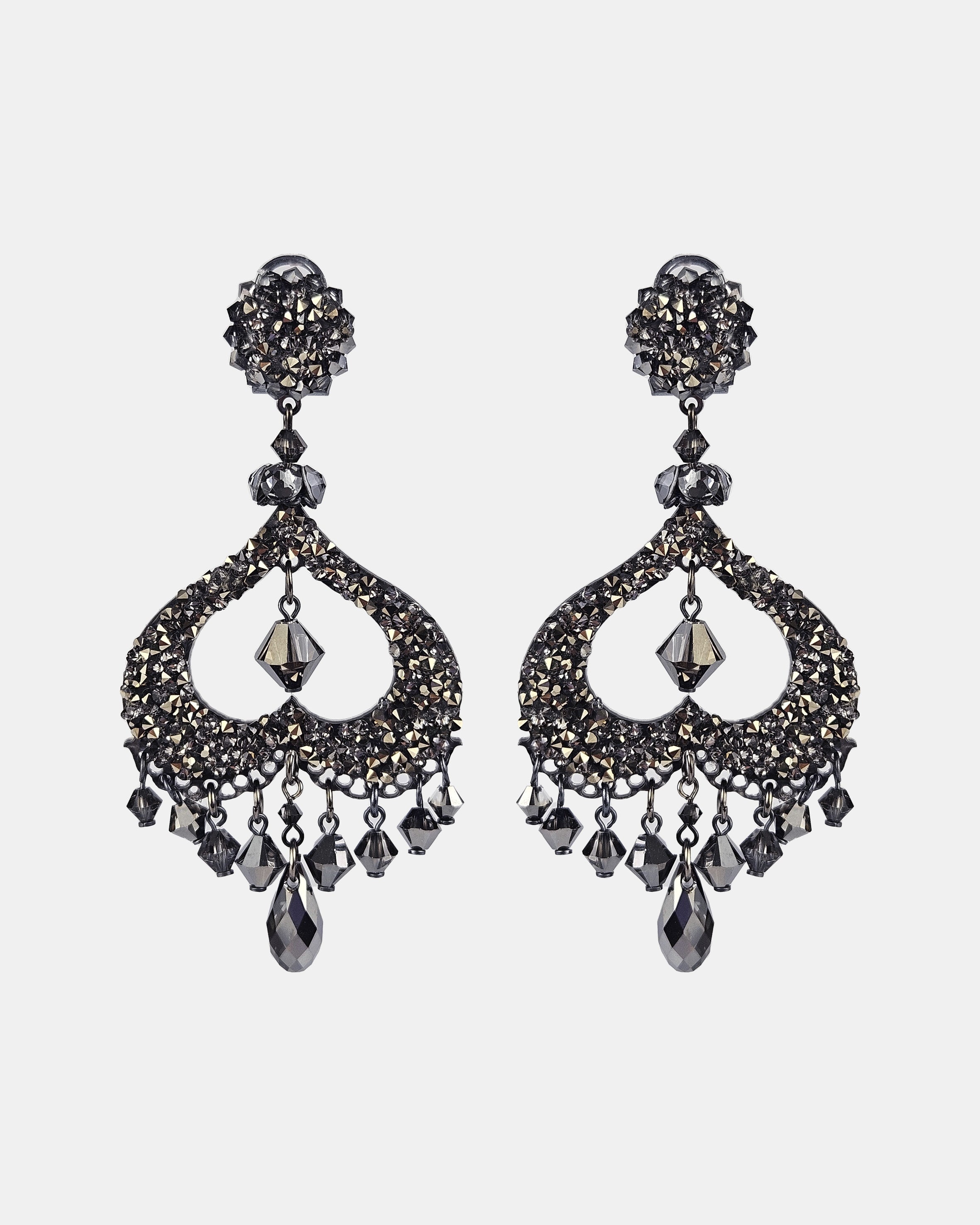 Swarovski Anthracite Spike Pendant