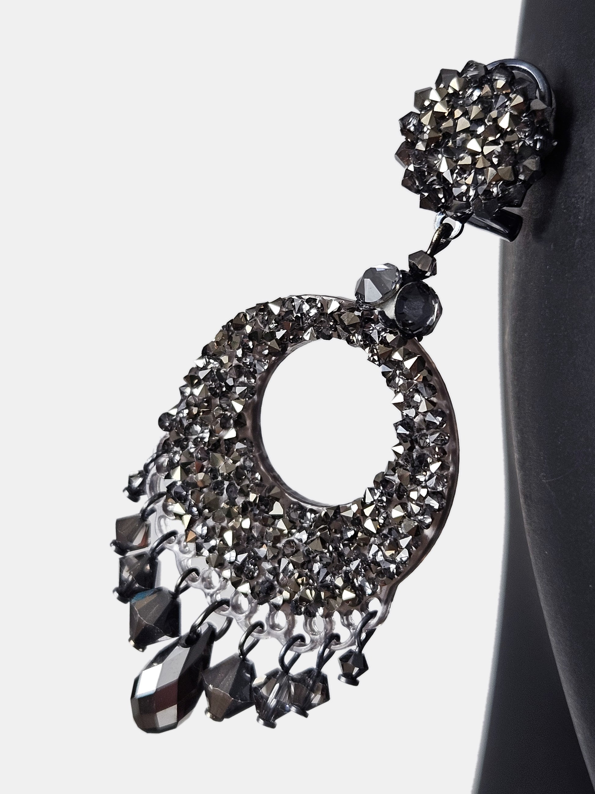 Anel Swarovski anthracite pendant