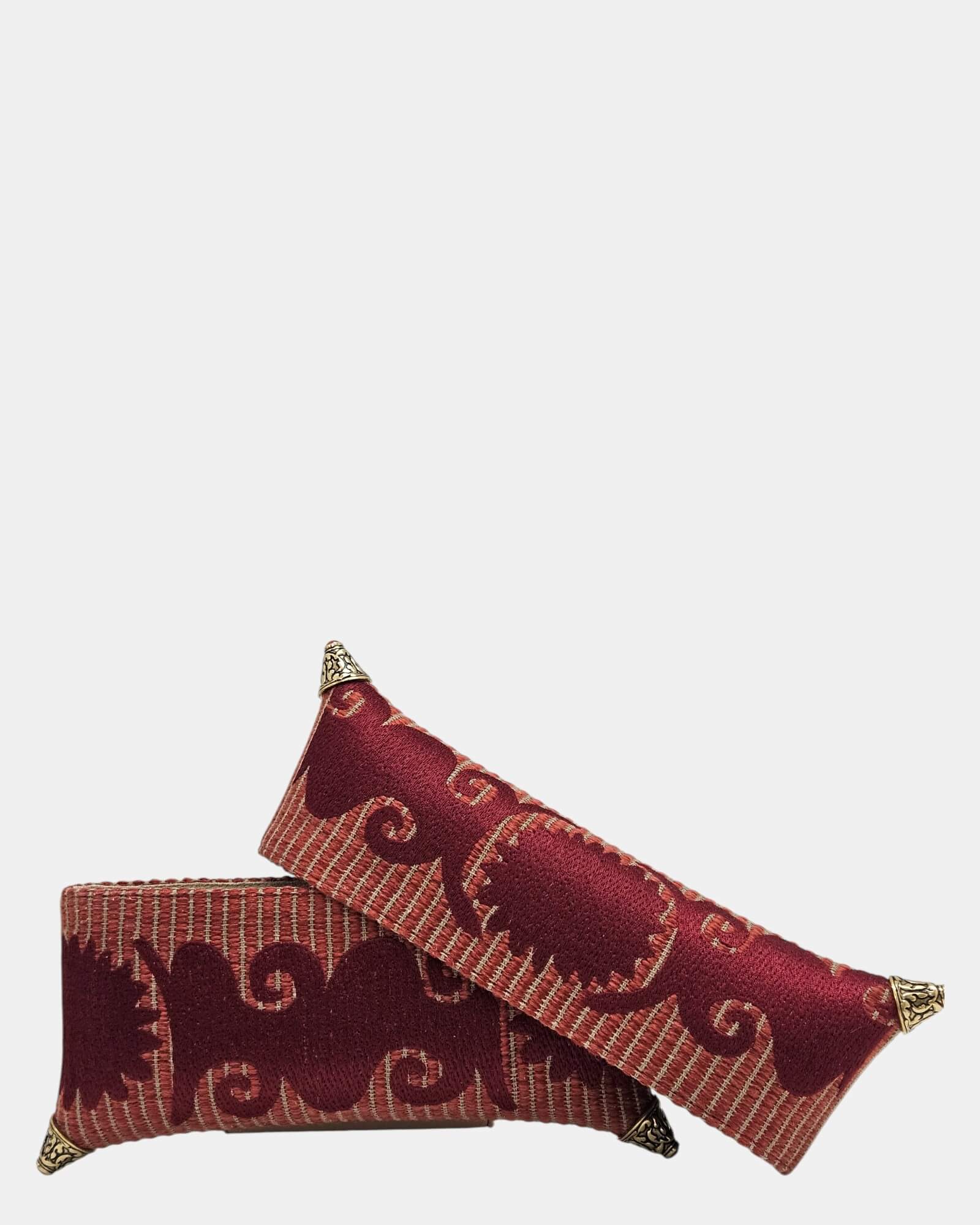 CLUTCH CORA RED STRIPES