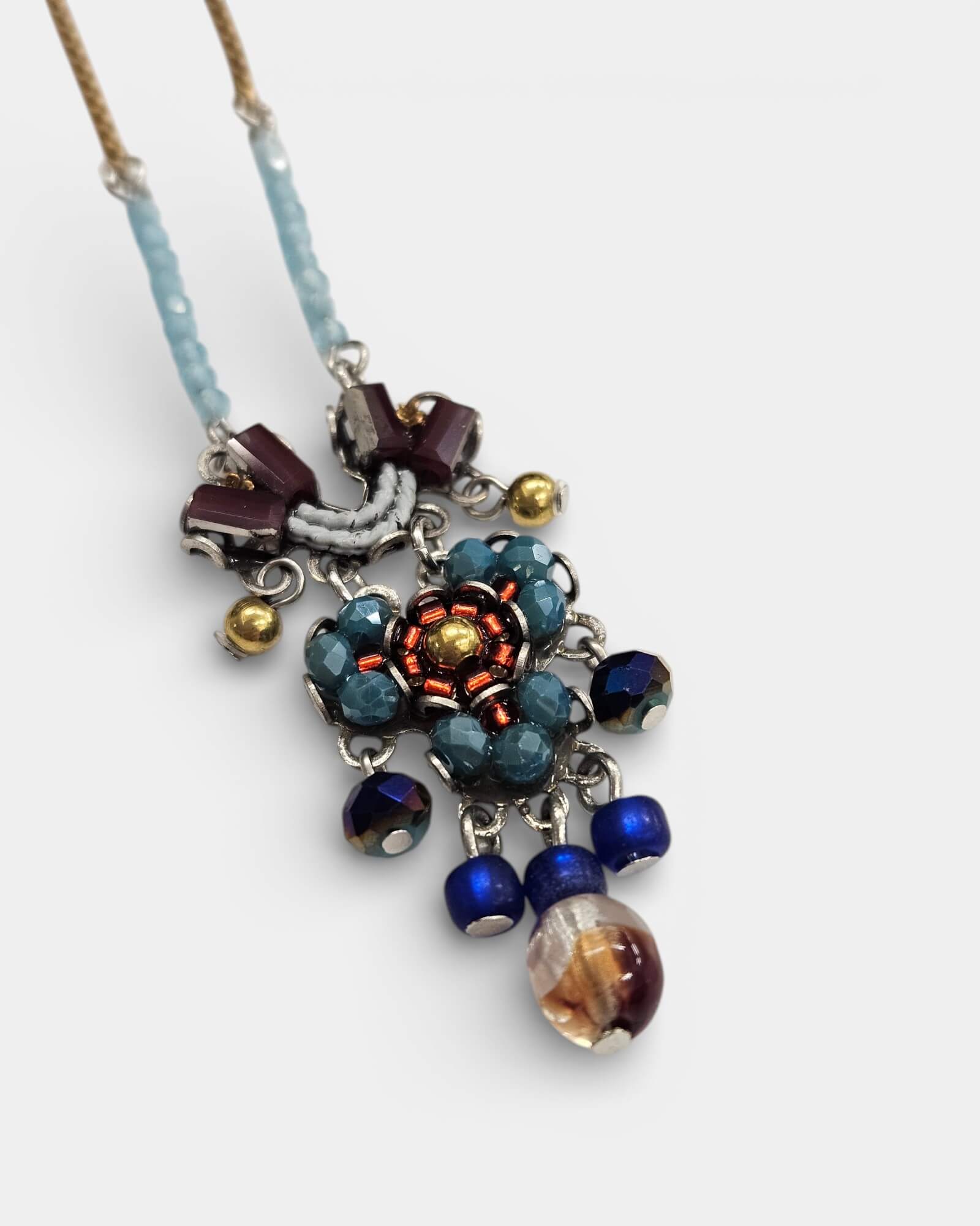 Collar corto Sunlit  azul