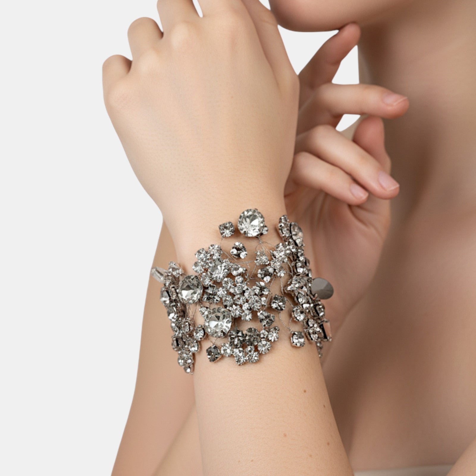 Pulsera malla cristal Aurora Cristallo