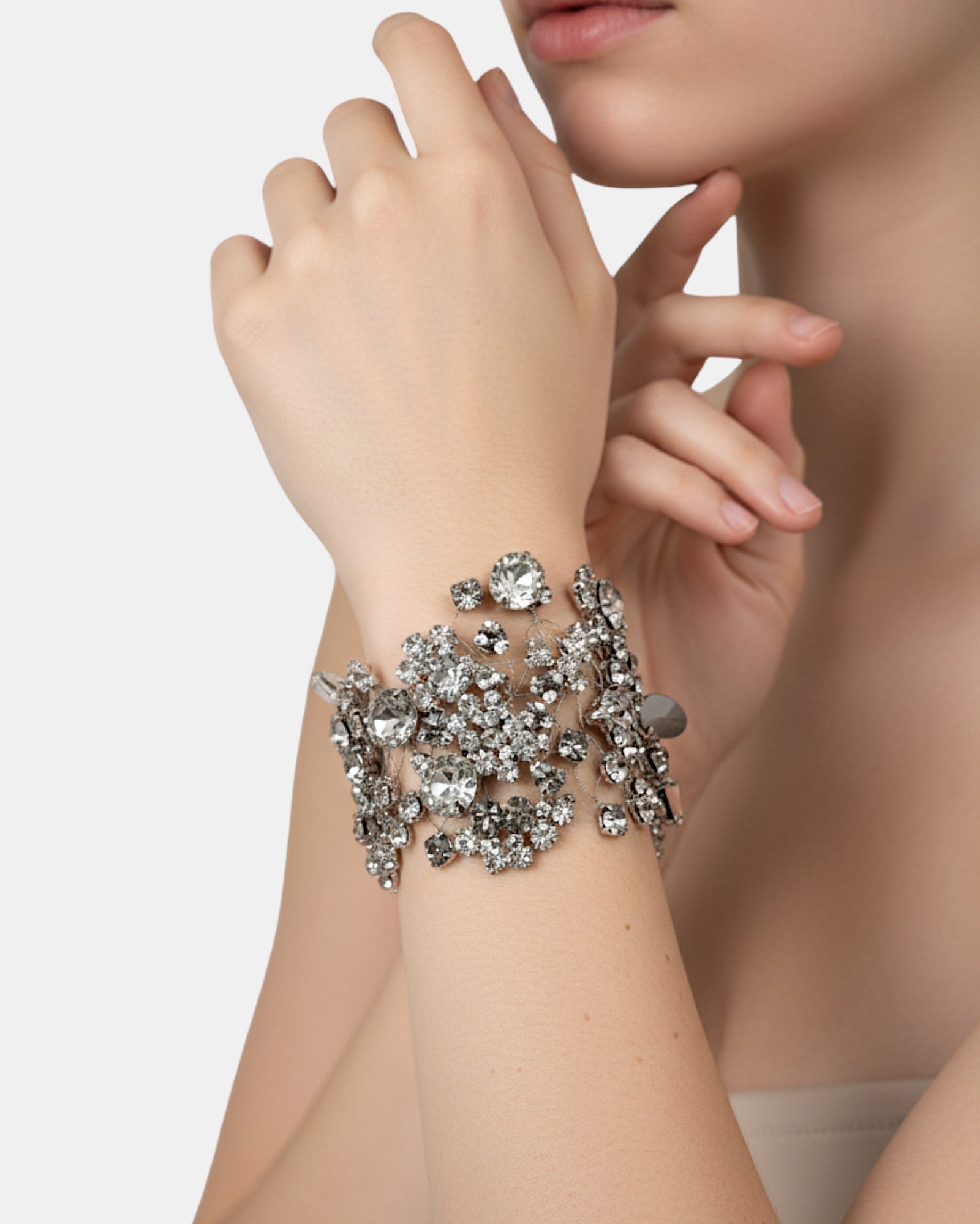 Pulsera malla cristal Aurora Cristallo