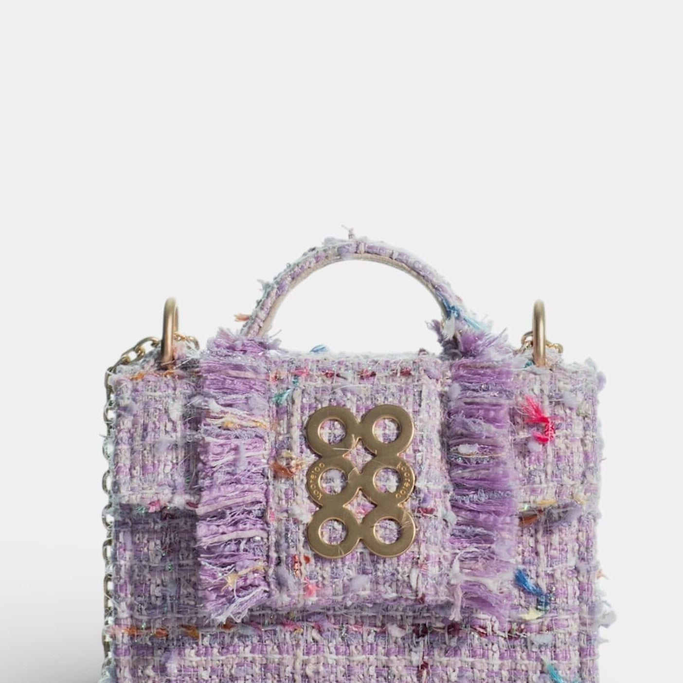 Bolso New Yorker Petite Lilac Tweed