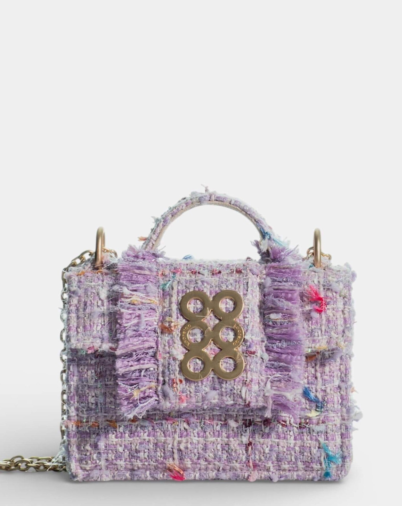 Bolso New Yorker Petite Lilac Tweed