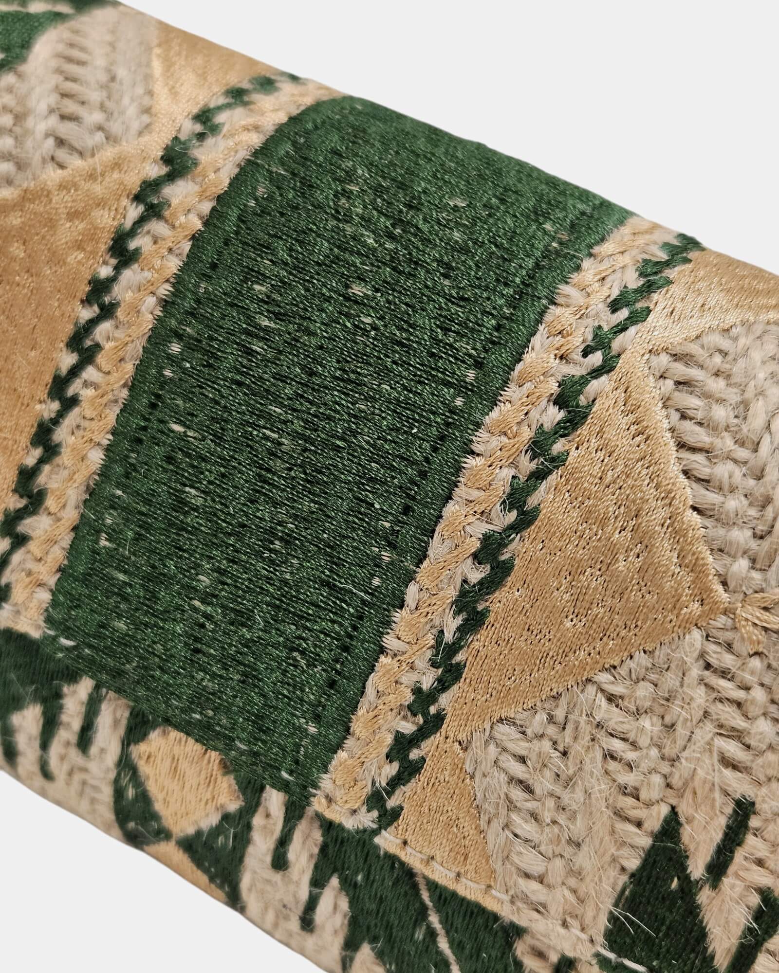 CLUTCH MARTHA GREEN AND GOLD