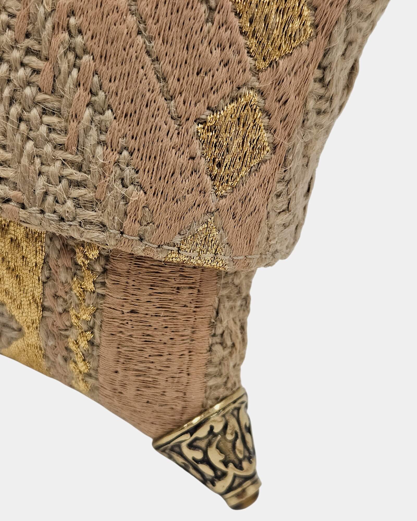 CLUTCH MARTHA RAFFIA GOLD