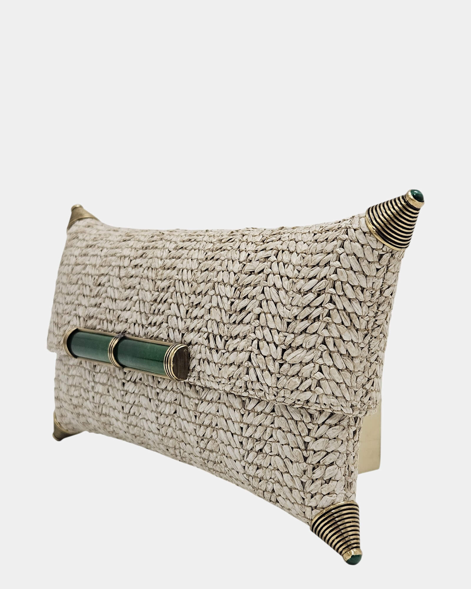 CLUTCH VIOLA OOFWHITE  GREEN